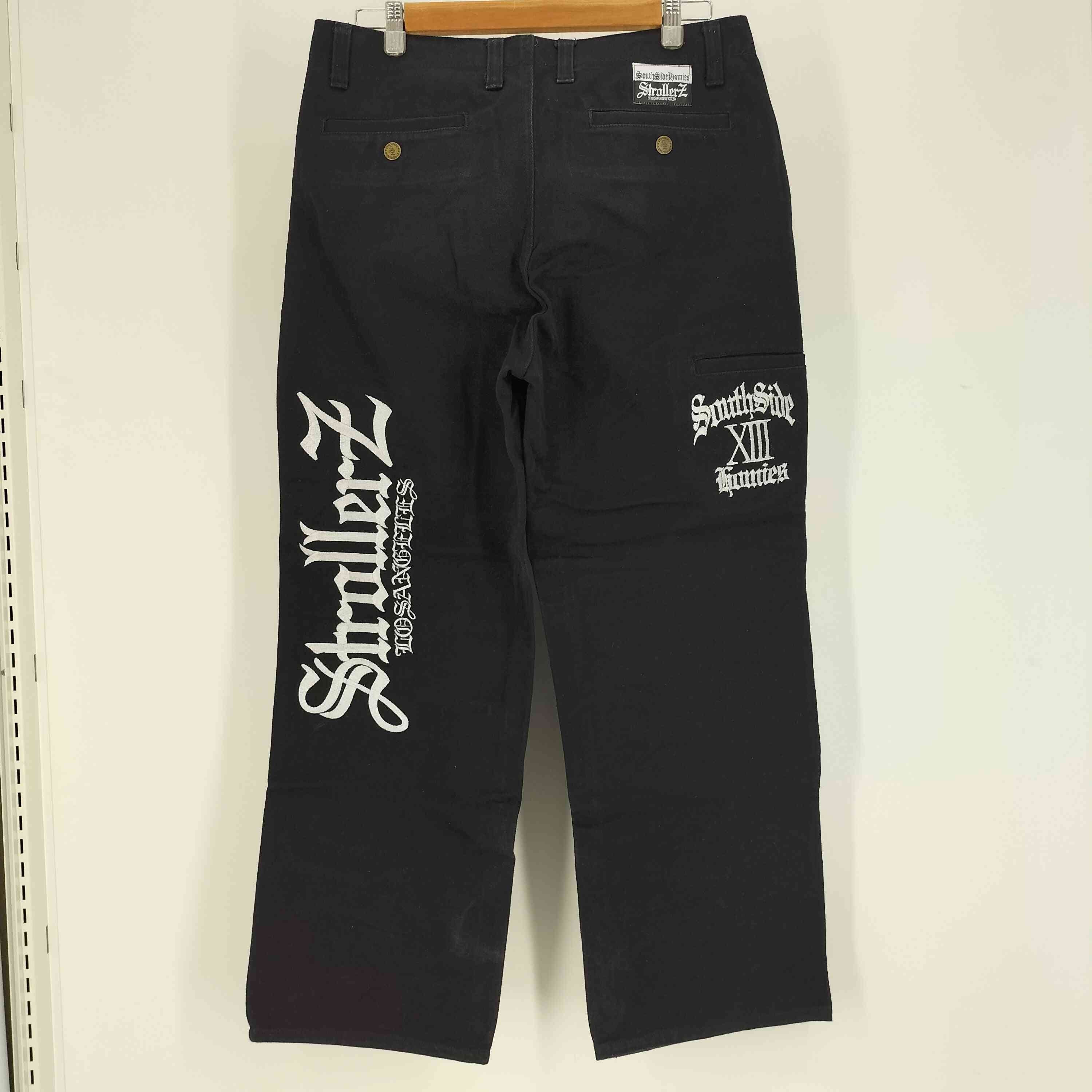 00S StrollerZ ロゴ 刺繍 ダック地 コットン ワイド バギー ワーク  