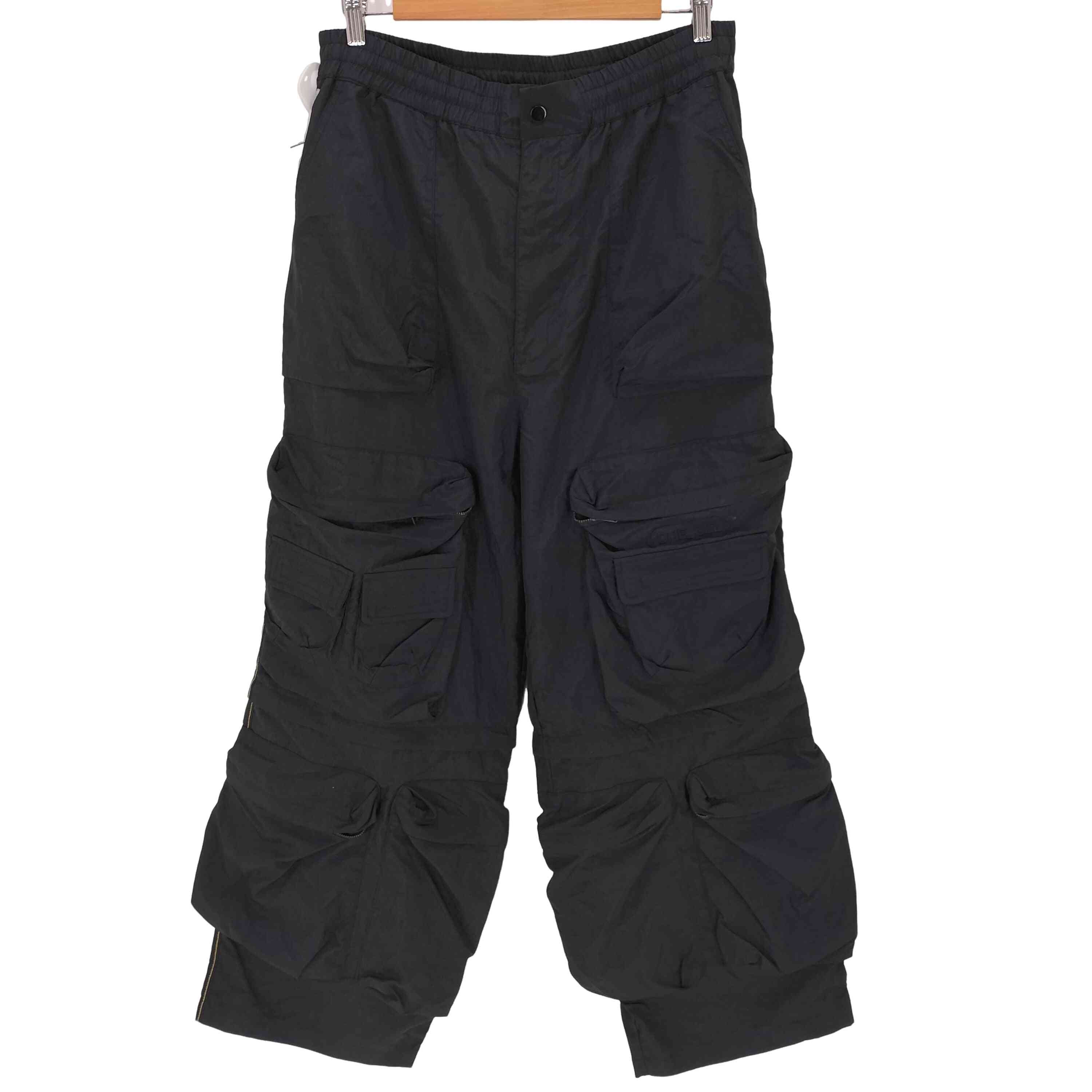 パンツ DIESEL P-STAIND 48 ディーゼル DIESEL P-Staind ナイロンカーゴパンツ ブラック