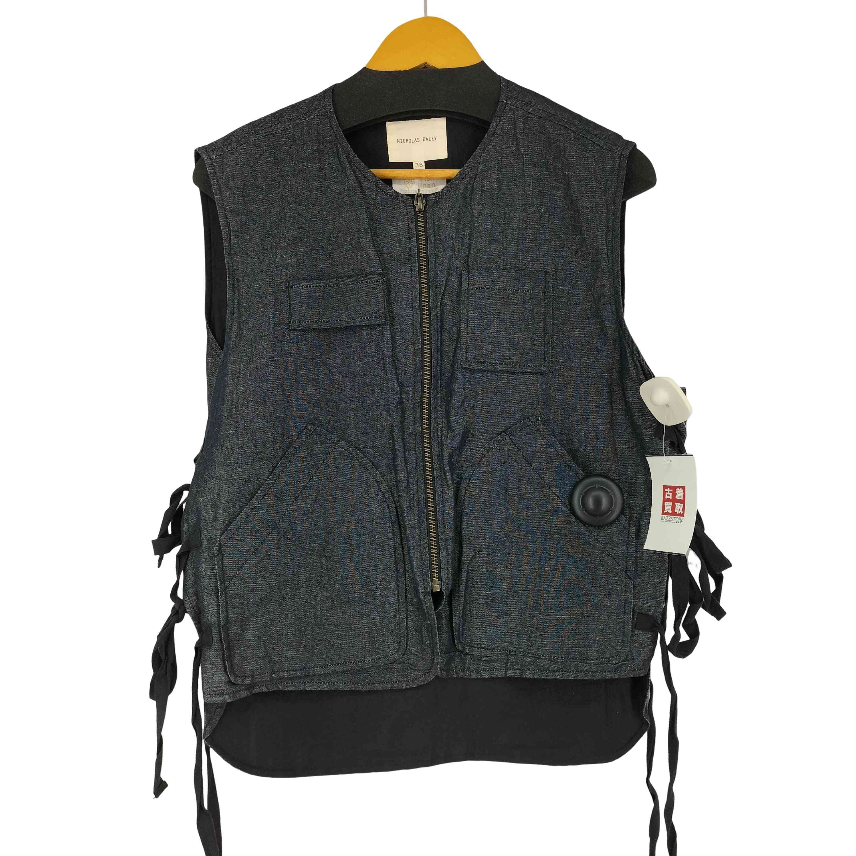 nicolas daley リネンベスト PULLOVER VEST｜NICHOLAS DALEY｜TOPS