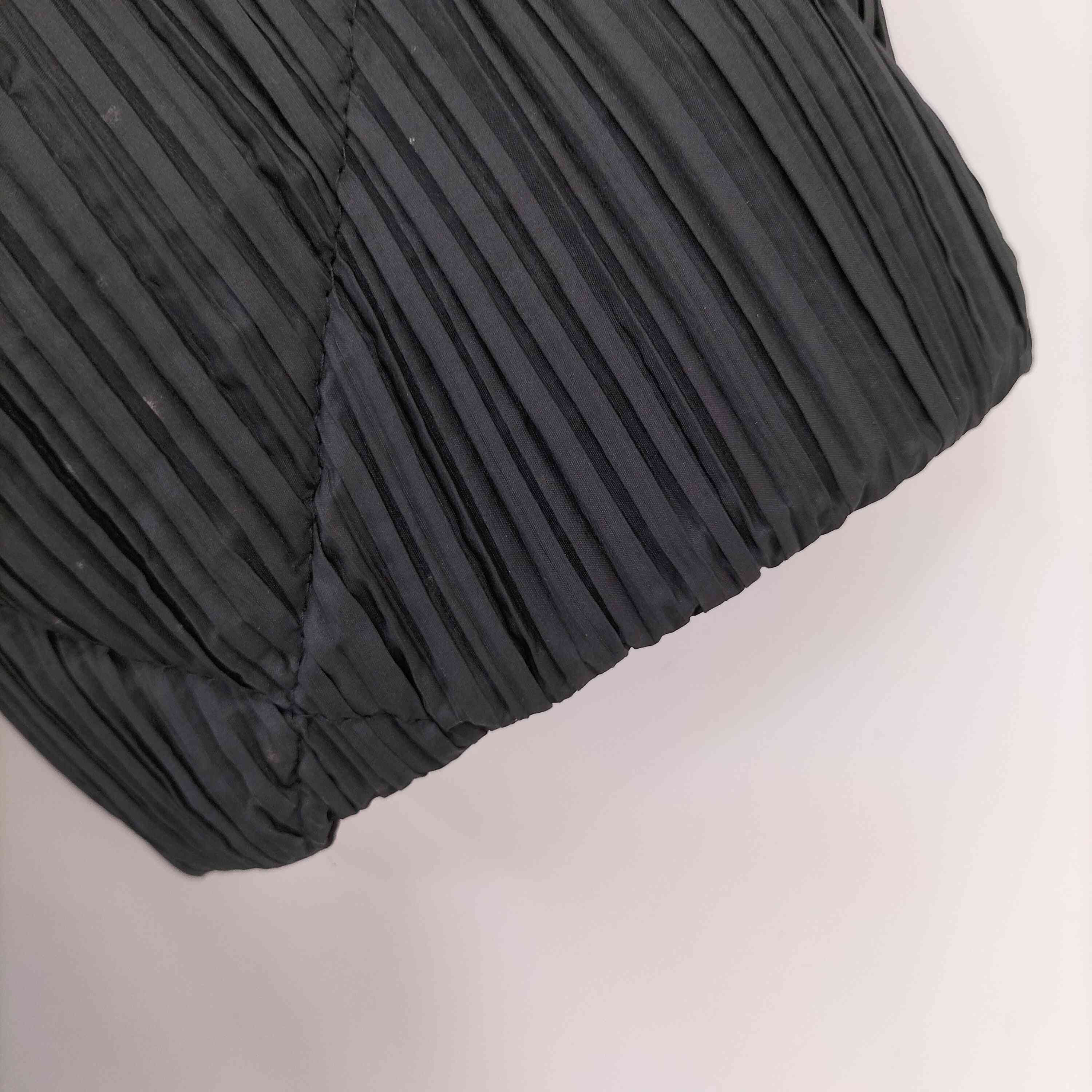 イッセイミヤケ 90S 94AW 銀タグ ポリエステルプリーツパデットコート