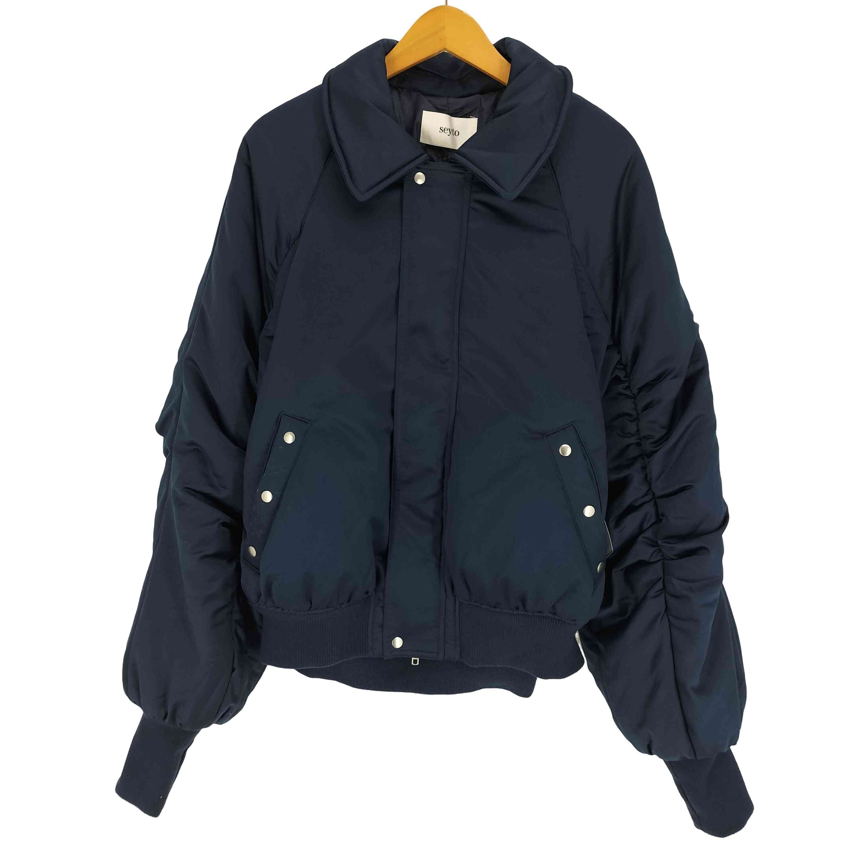 seyto Vintage satin gather blouson 完売品
