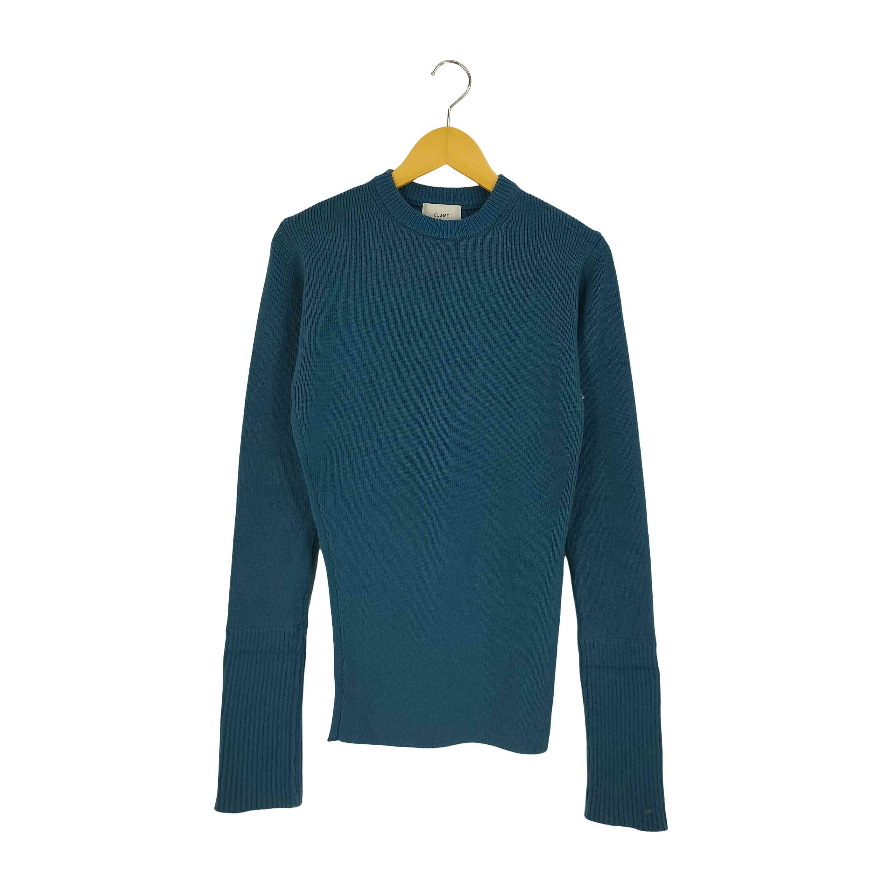CLANE（クラネ）の「【CLANE(クラネ)】SLANT CUT KNIT TOPS