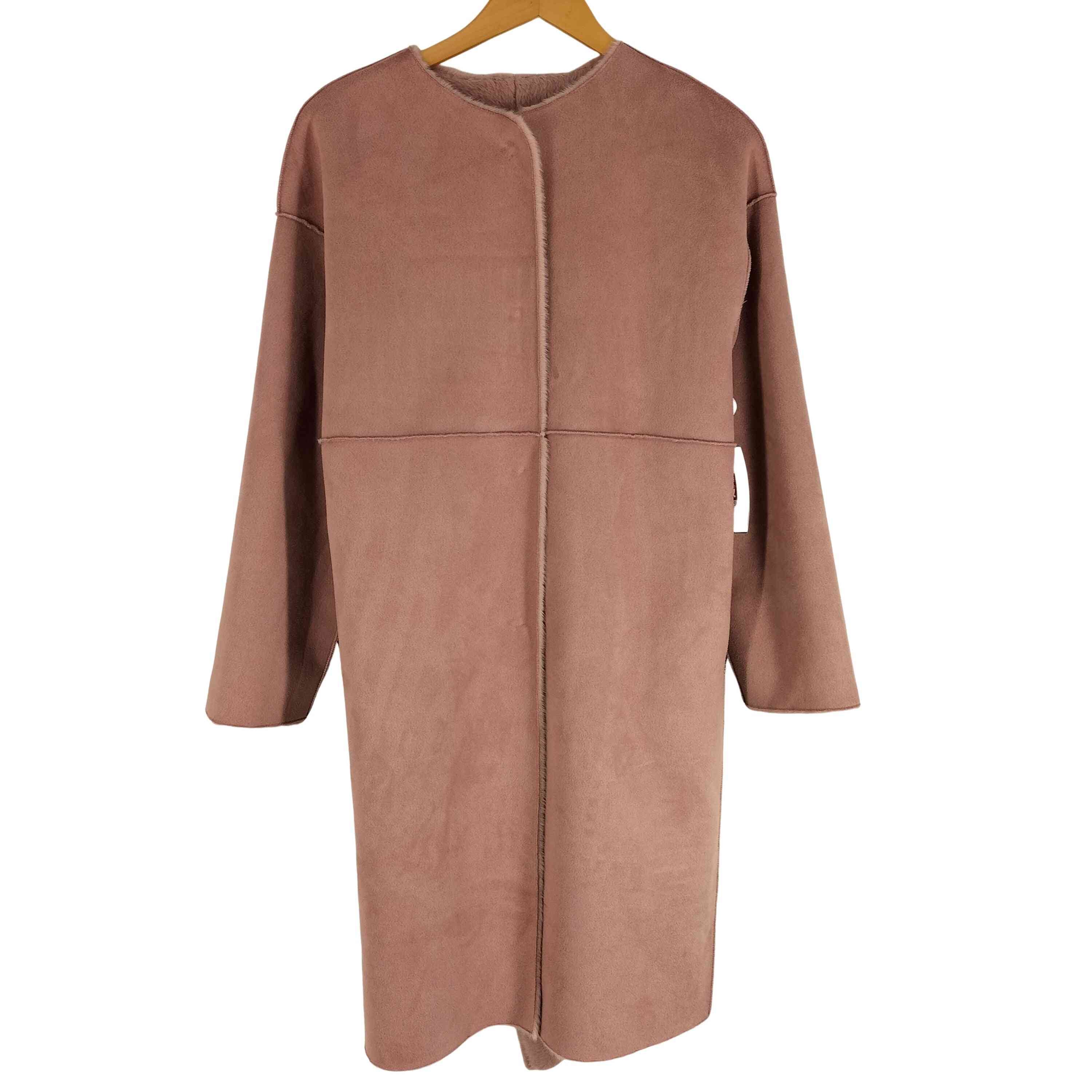 アプワイザーリッシェ リバーシブル ノーカラー ファーコート ムートン  