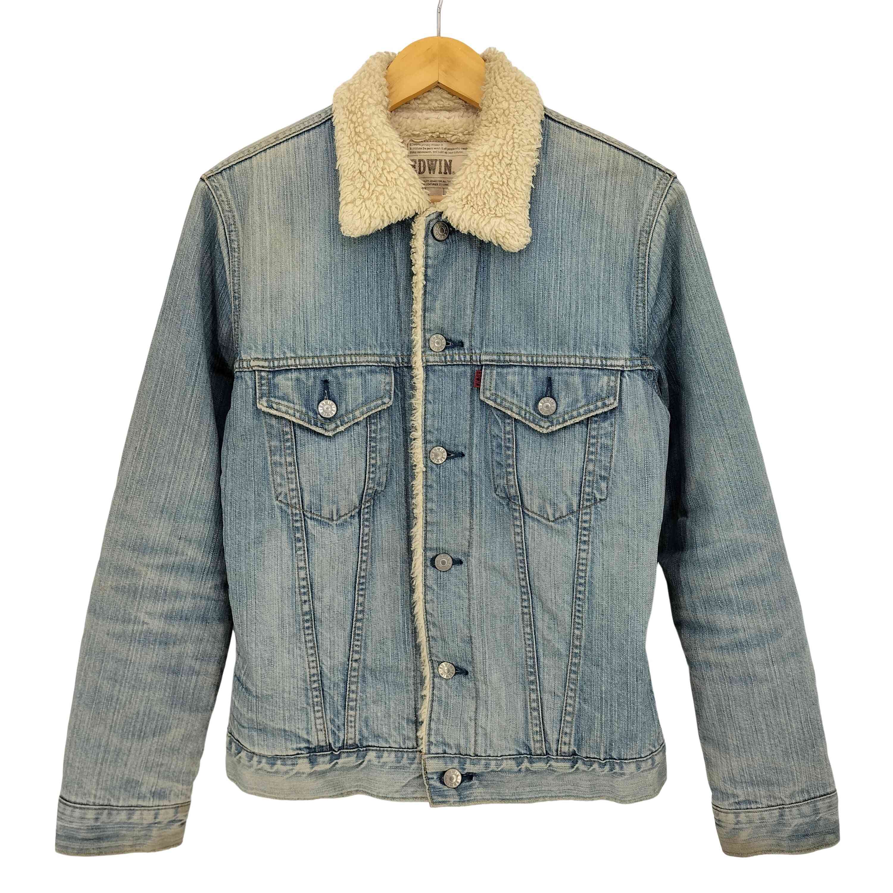 エドウィン EDWIN ボアデニムジャケット メンズ import：L – ブランド 