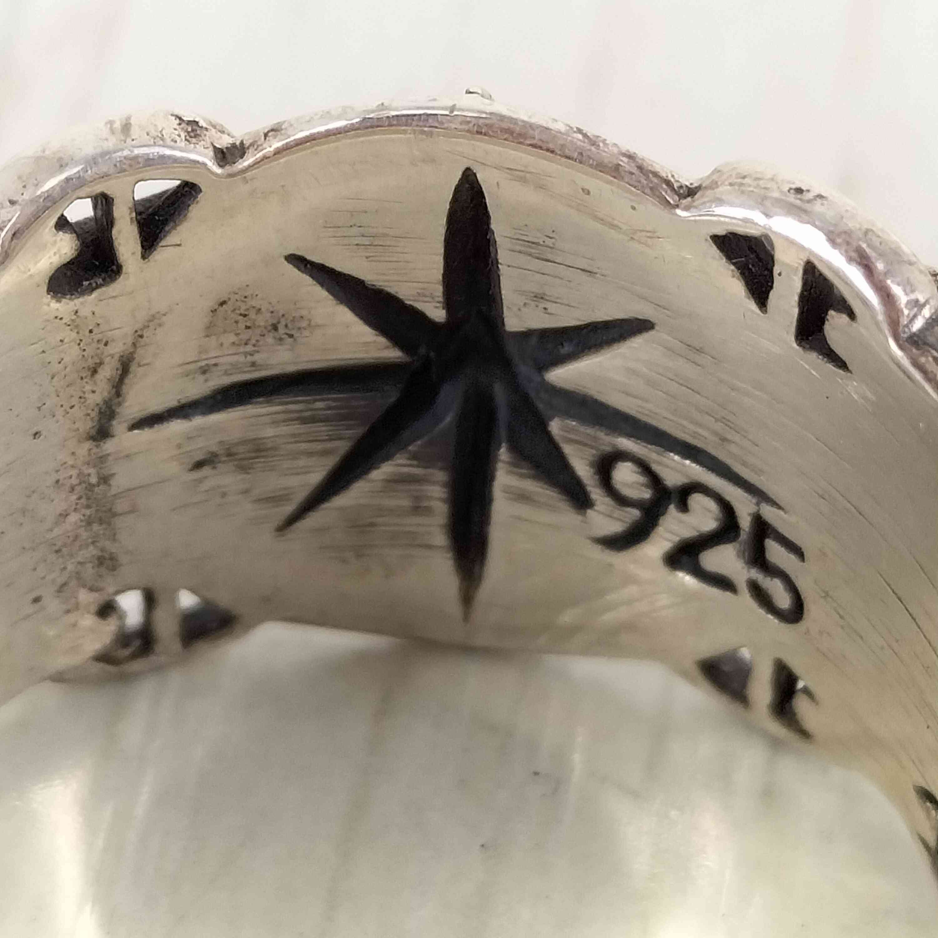 アヴァランチ AVALANCHE 925刻印 いぶし加工 スターリング