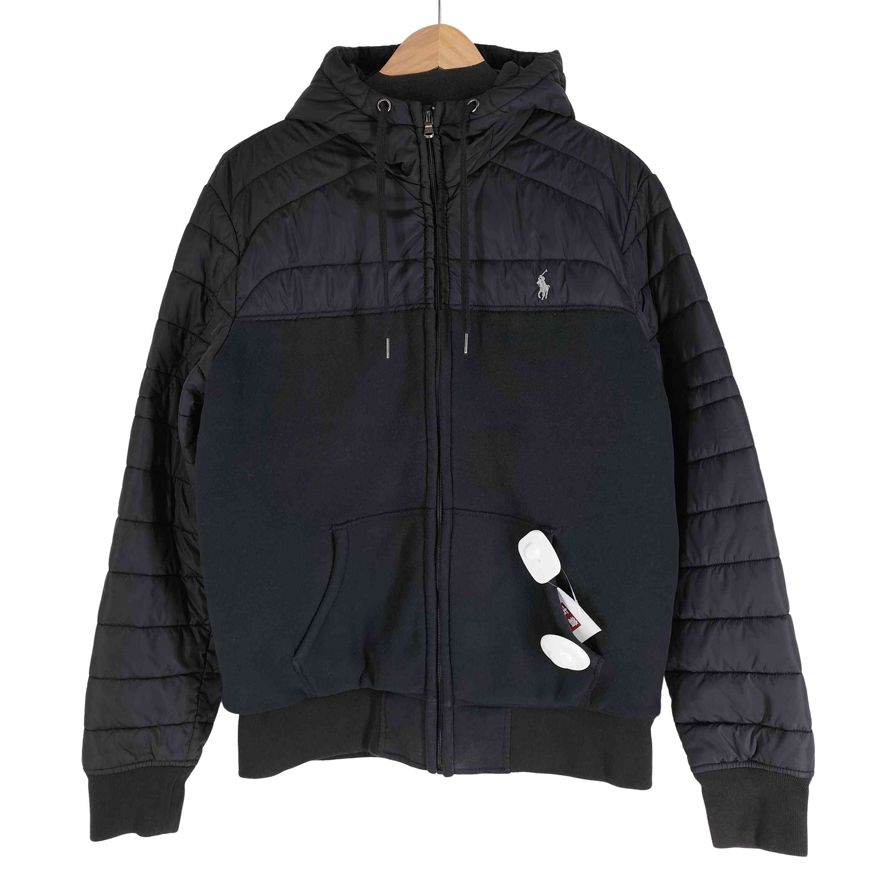 ポロラルフローレン POLO RALPH LAUREN 異素材切替 中綿フーデッド 