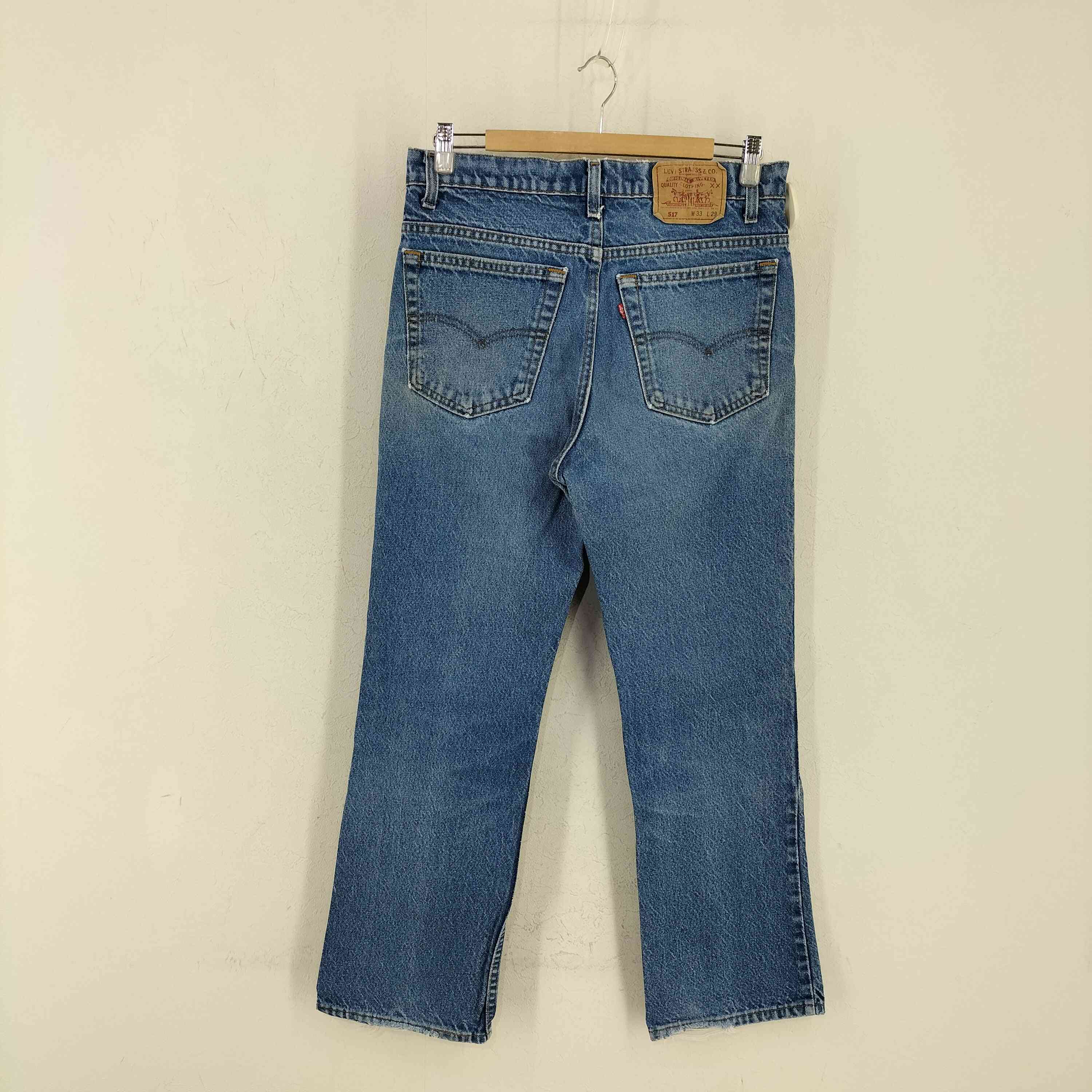 リーバイス Levis USA製 ボタン裏513刻印 517 ブーツカットデニム