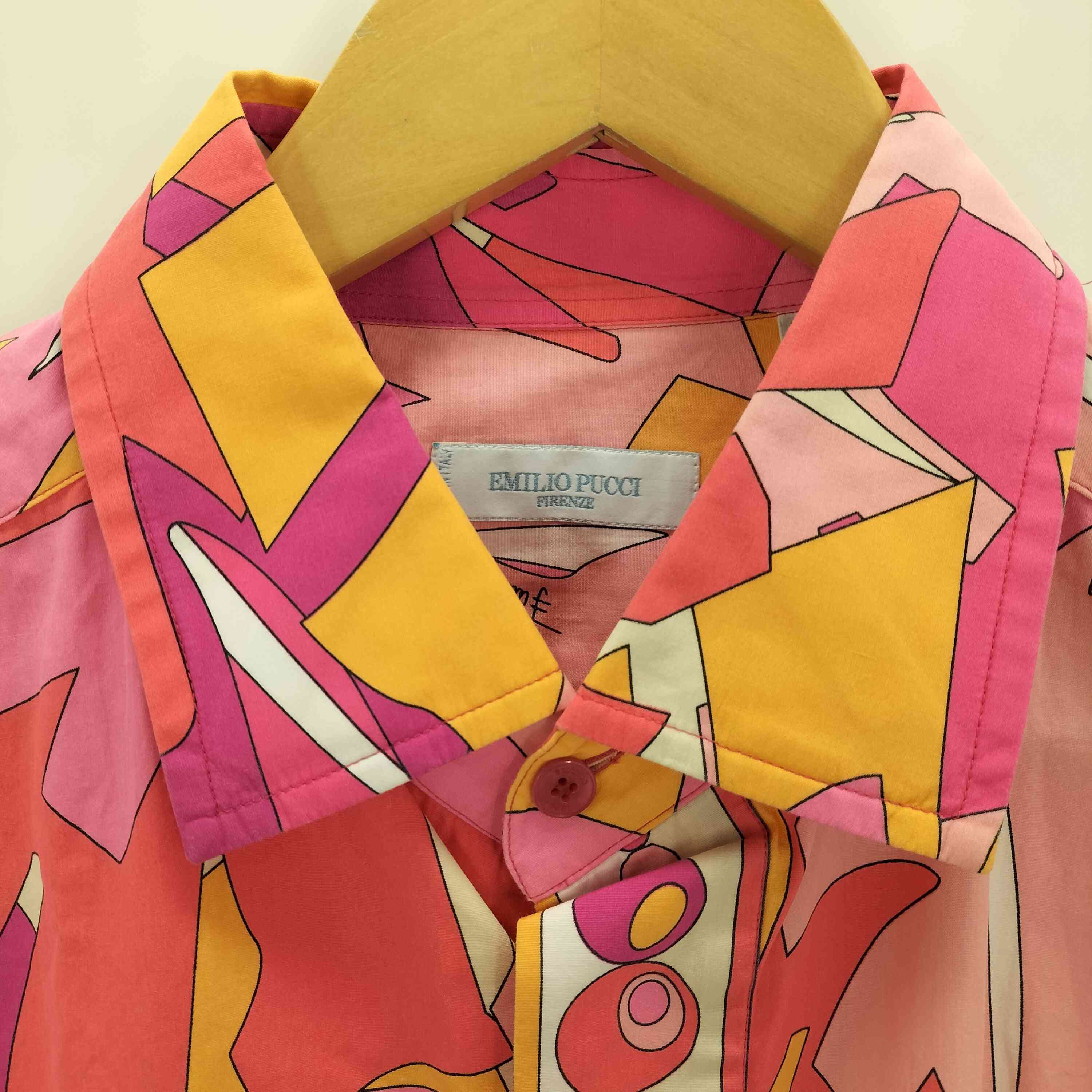 EMILIO PUCCI 長袖シャツ S サイケデリックシャツ エミリオプッチ EMILIO PUCCI Psychedelic L/S Shirts サイケデリック