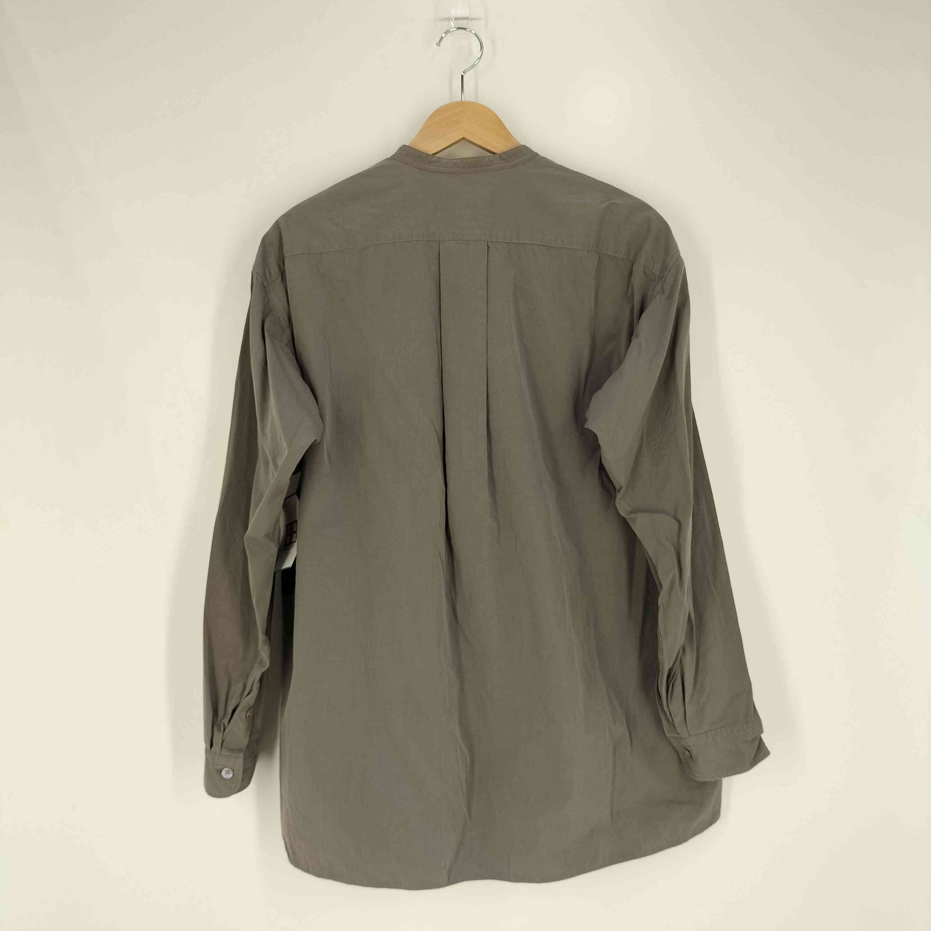 ラキネス RAKINES TRINITY CHAMBRAY CLOTH バンドカラーシャツ ラキネス RAKINES TRINITY CHAMBRAY CLOTH バンドカラーシャツ