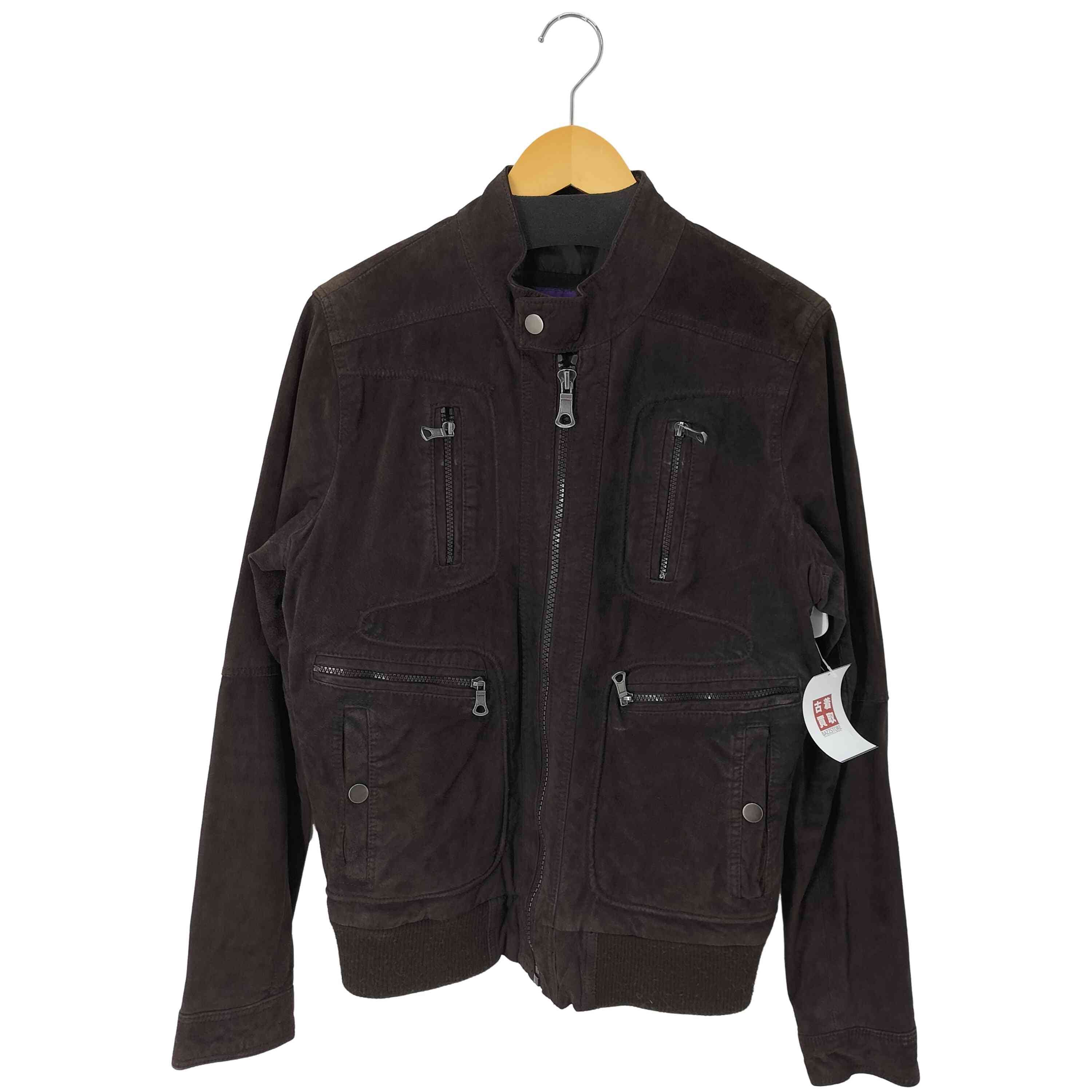 ザラマン ZARA MAN スエードレザーマルチジップブルゾン メンズ