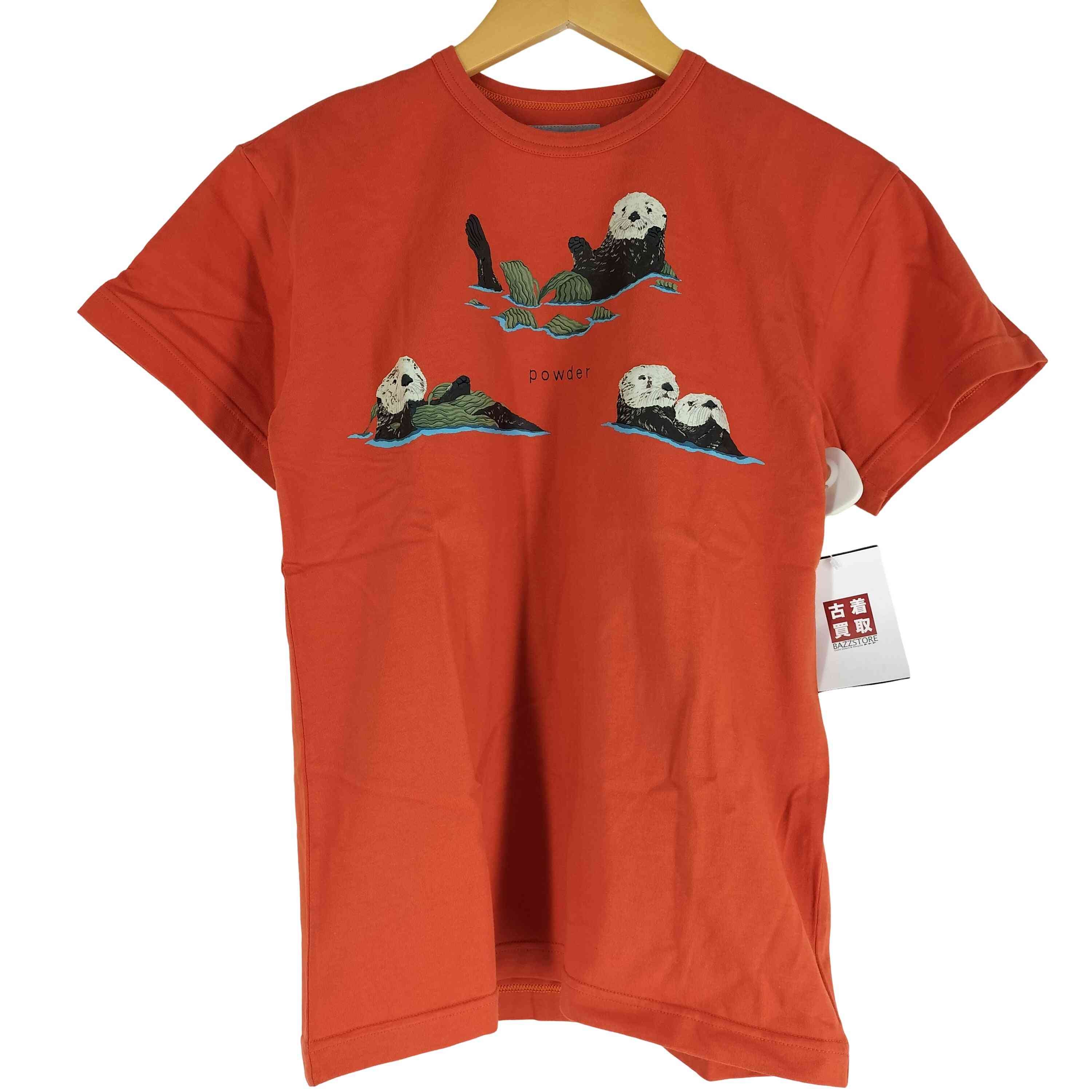 パウダー powder ラッコプリント ショートスリーブTシャツ レディース 