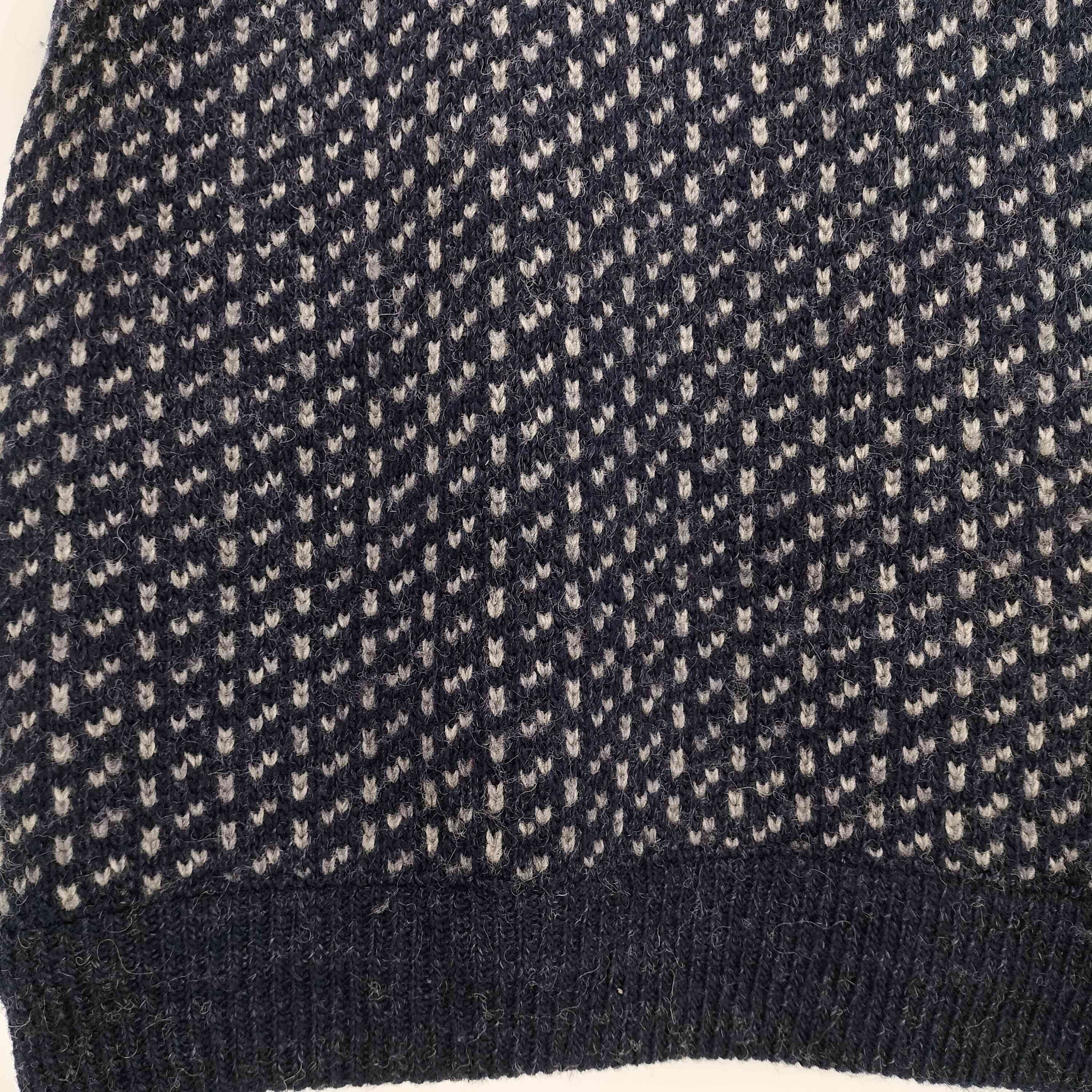 エルエルビーン L.L.Bean 80s ノルウェー製 バーズアイ ウールヘンリー