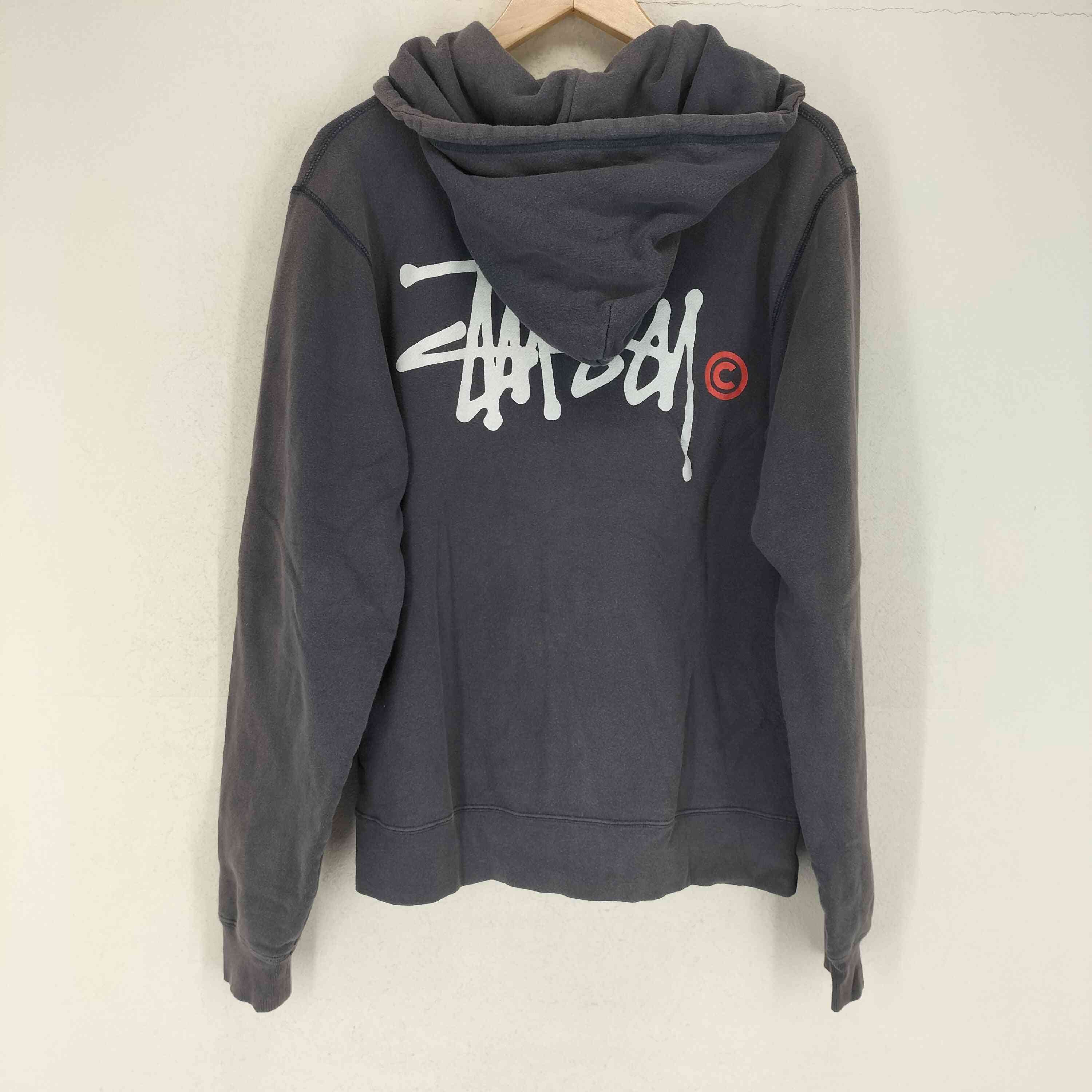 ステューシー Stussy 00S 両面プリントジップアップパーカー メンズ M 