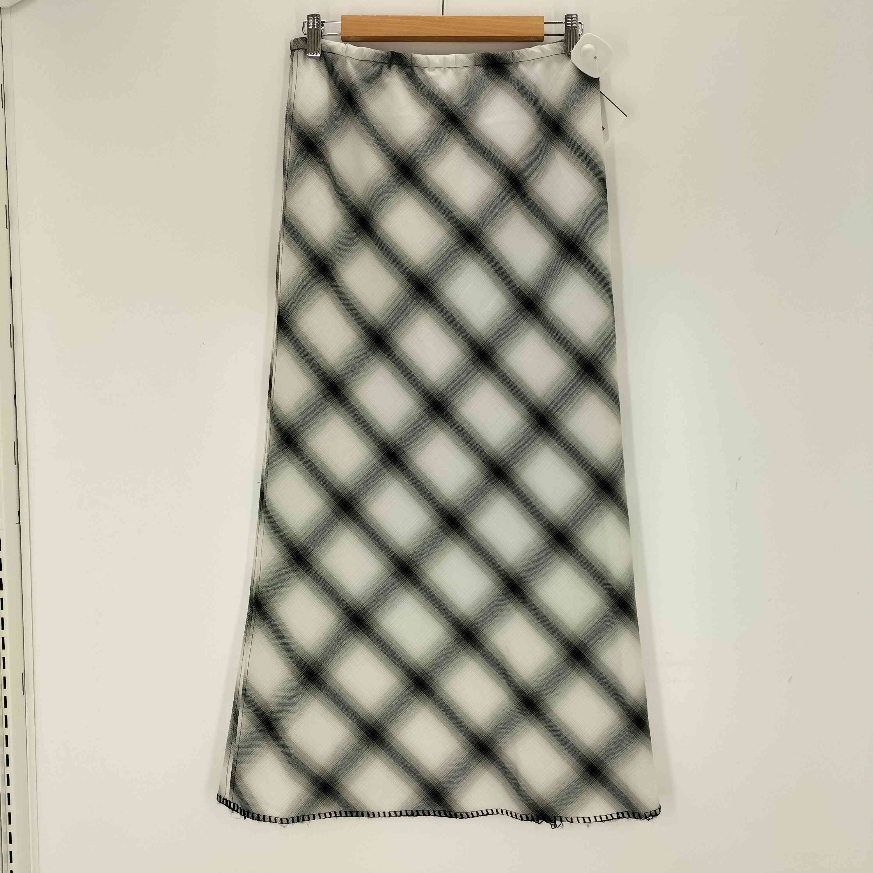クレドナ CREDONA OTHELLO OMBRE CHECK LONG SKIRT レディース