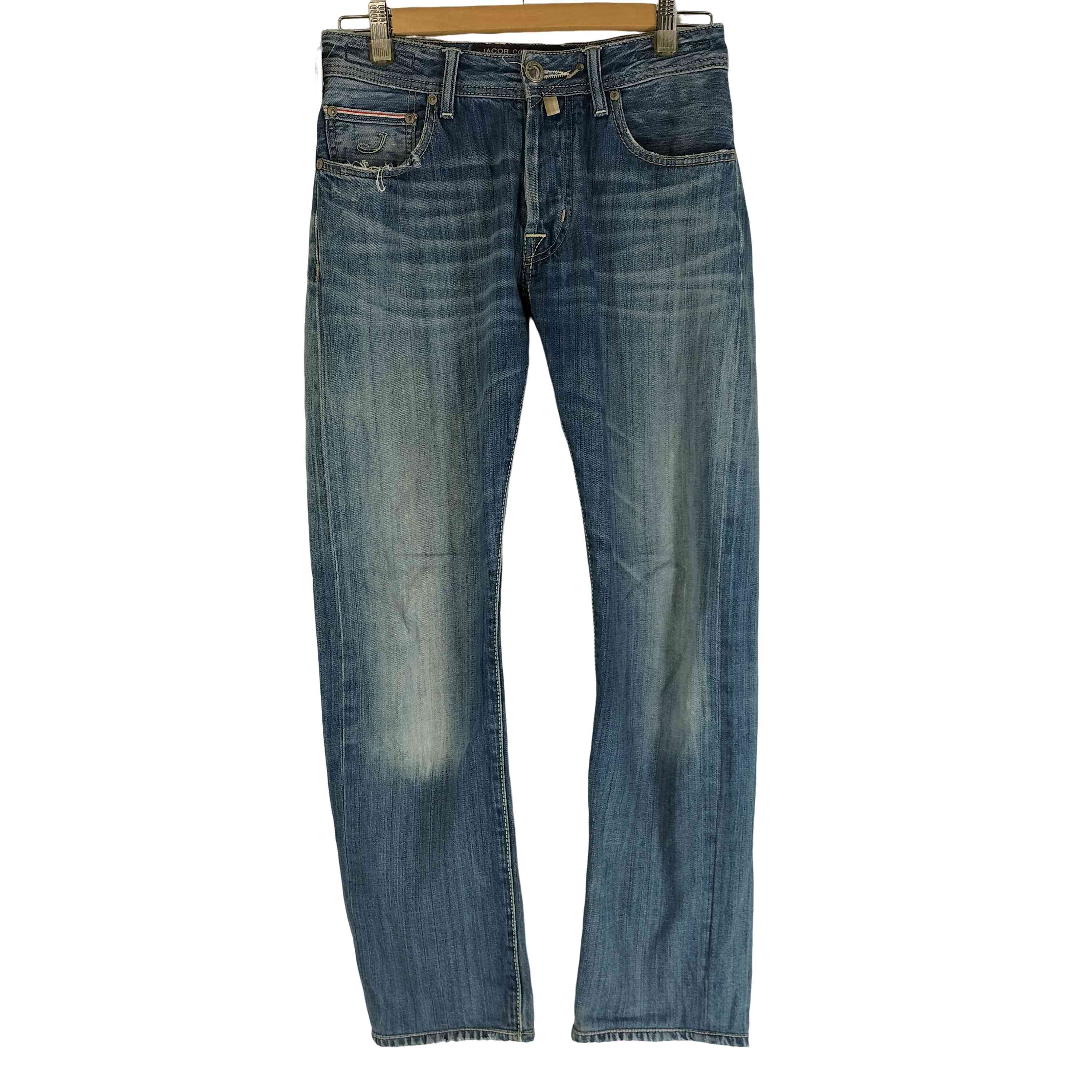 ヤコブコーエン JACOB COHEN 622ボタンフライ ホワイトデニム メンズ