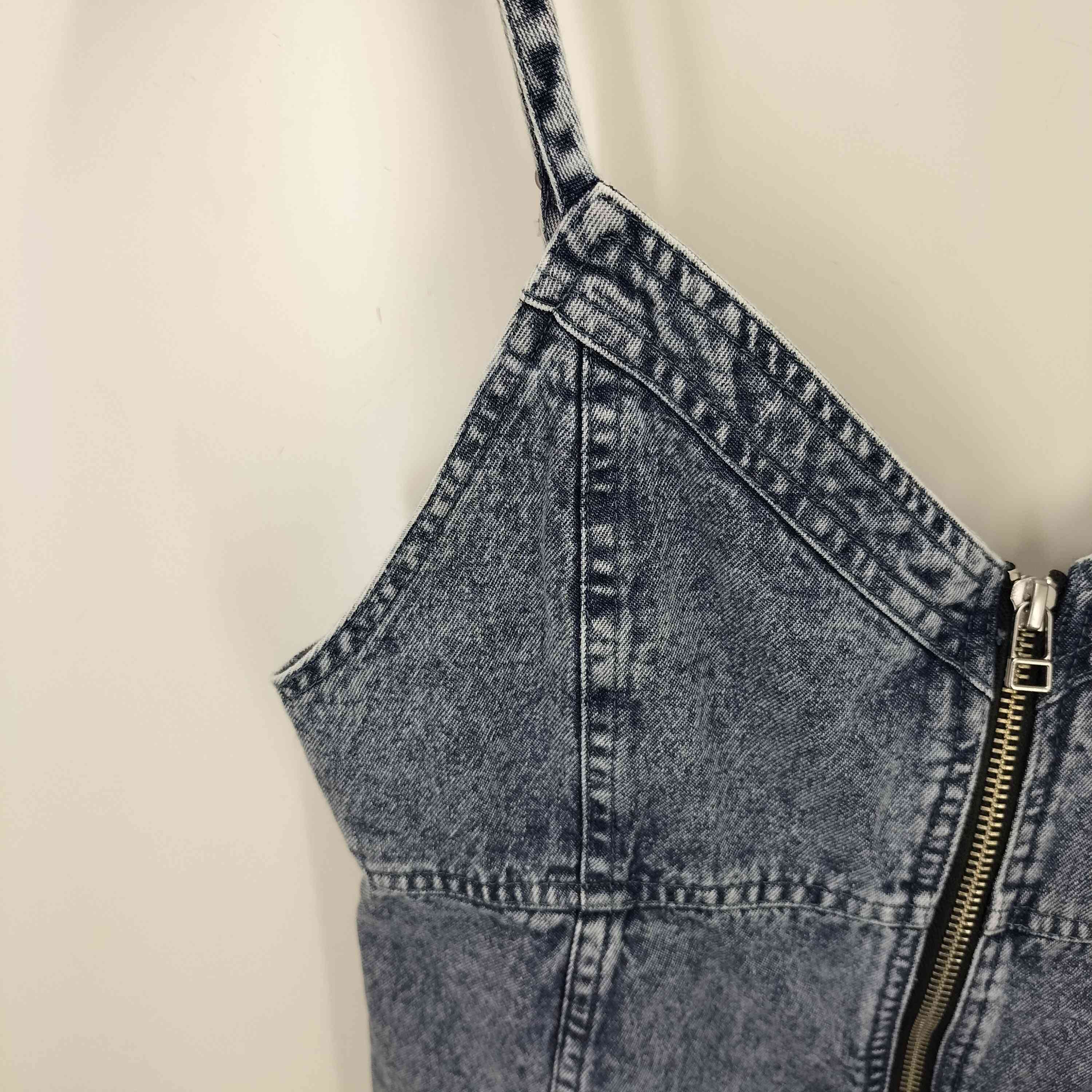 【新品未使用】JEANASIS フロントジップキャミ JEANASIS（ジーナシス）の「【完全受注生産】front zip cami