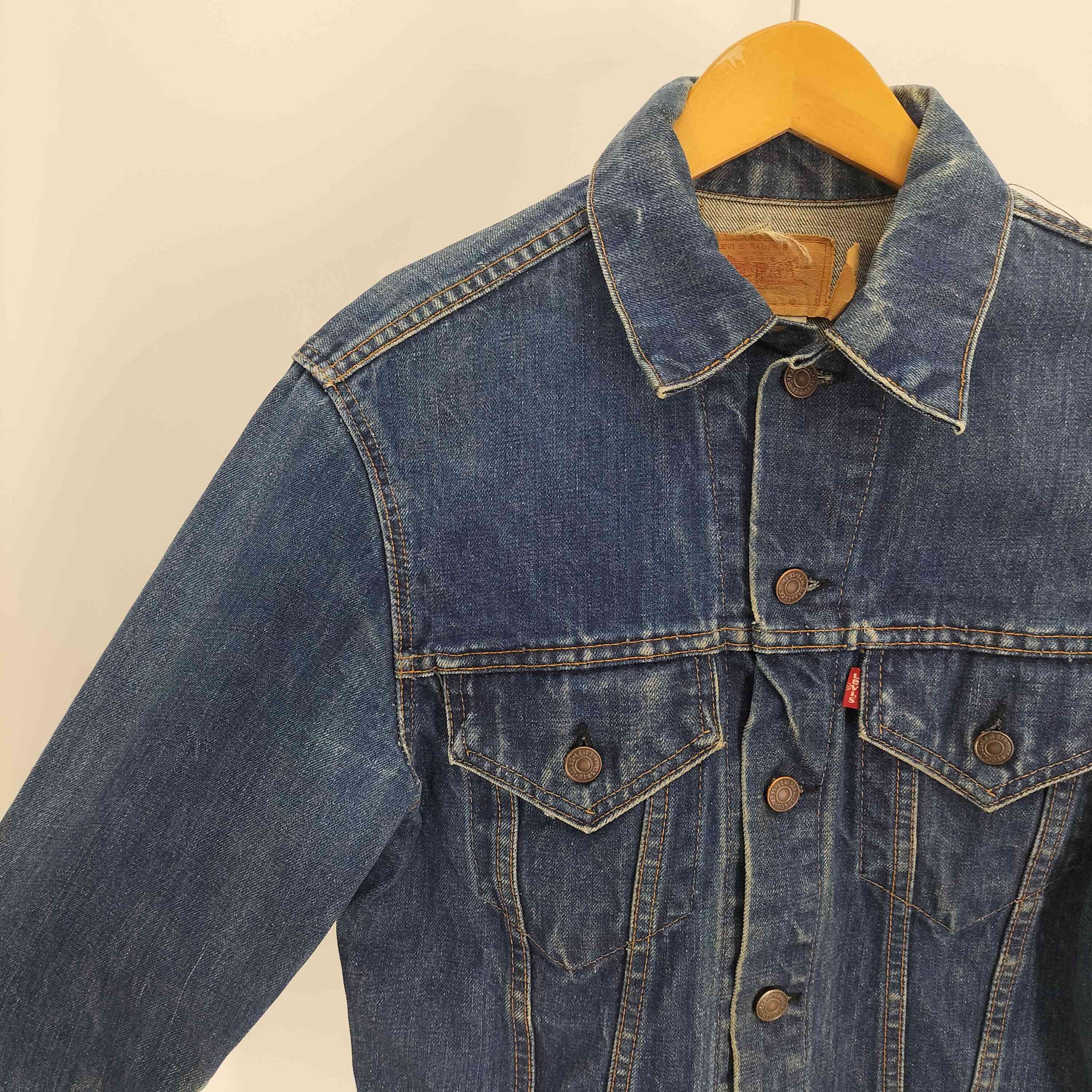 リーバイス Levis 70S 70505 4th スモール e 不均等 V 黒カン ボタン裏