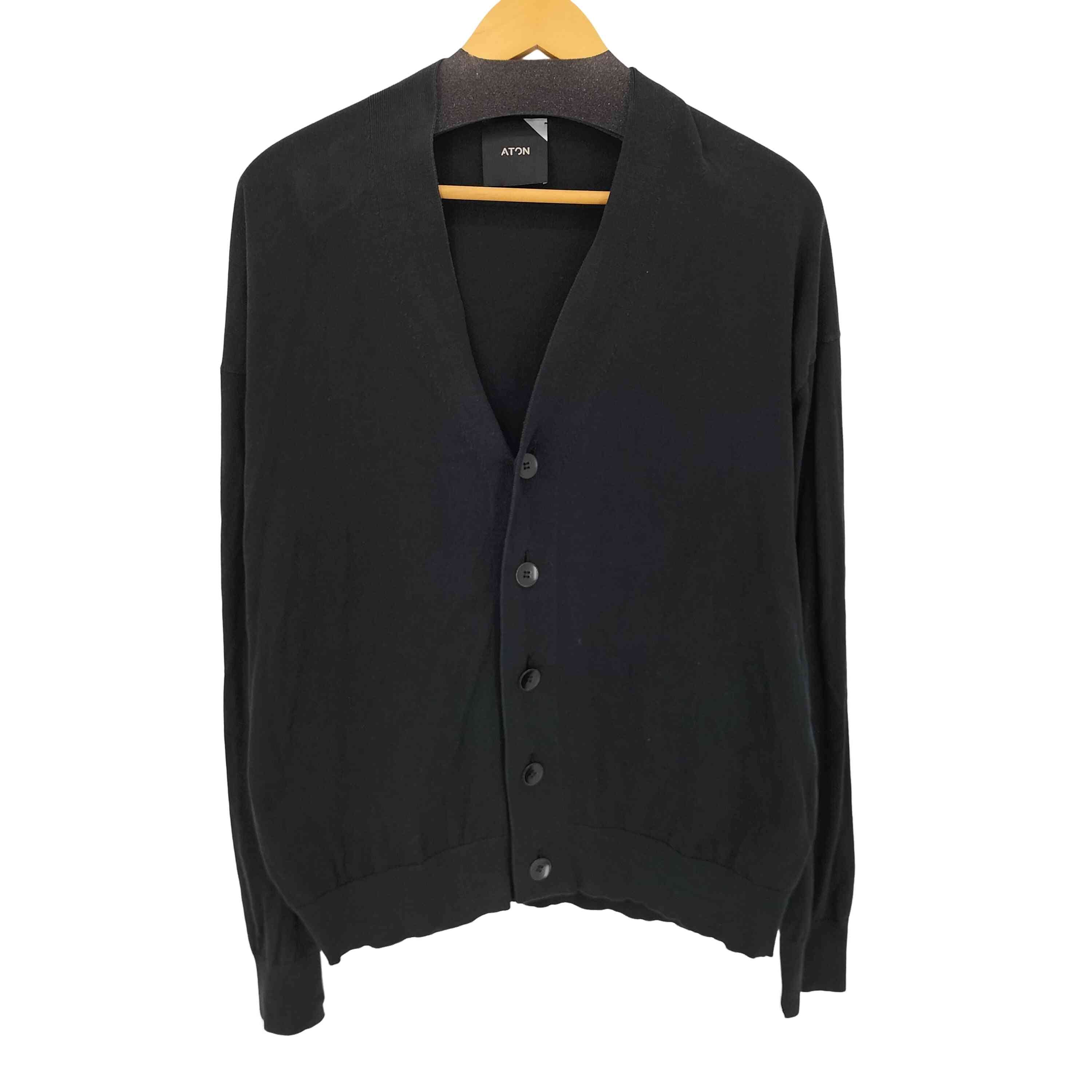 ATON(エイトン) コットンカーディガン メンズ  04【中古】【ブランド古着バズストア】 エイトン ATON コットンカーディガン メンズ 04 – ブランド古着買取