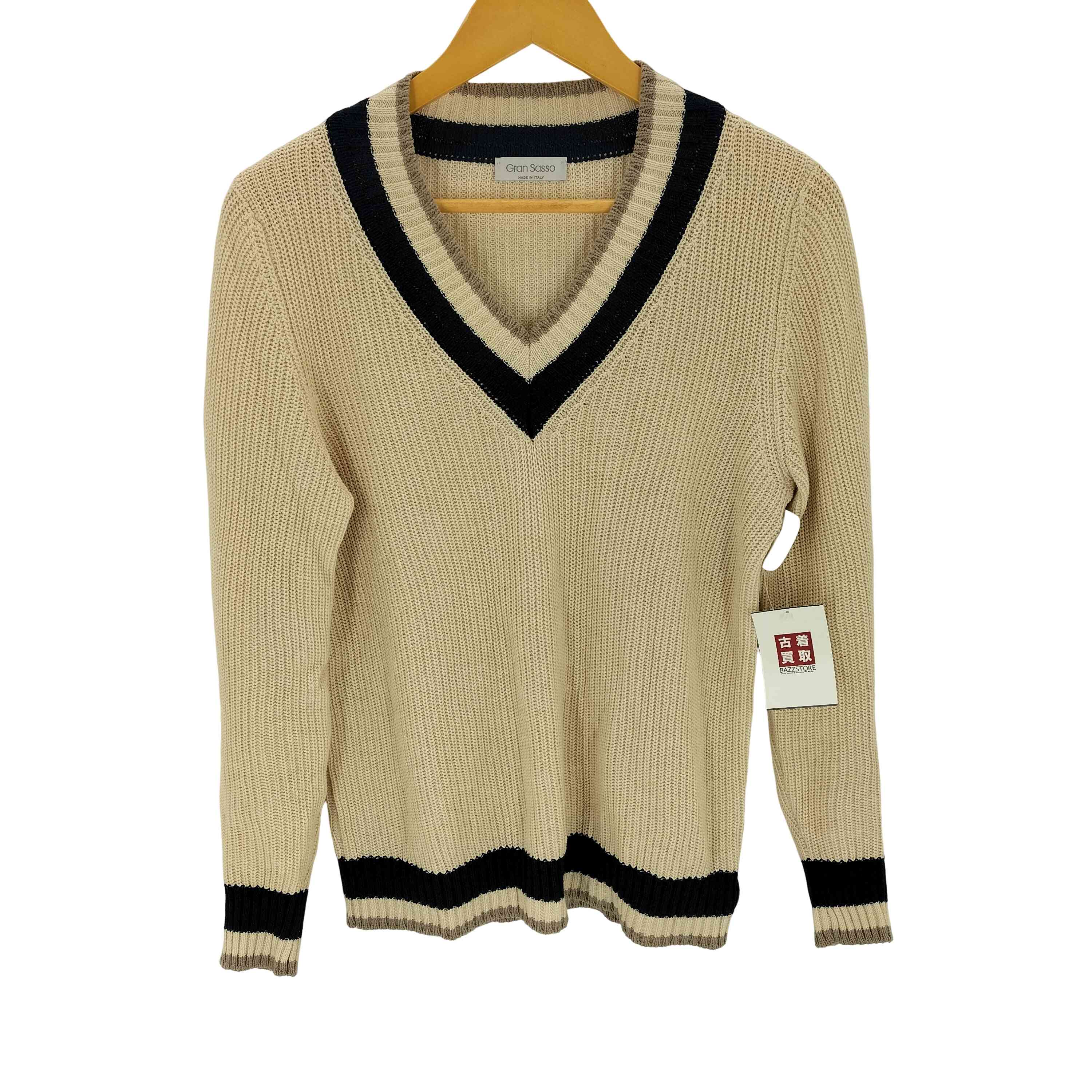 Gran Sasso(グランサッソ) イタリア製 ヴァージンウール タートルネック ニット メンズ 表記無 【中古】【ブランド古着バズストア】 グランサッソ Gran Sasso イタリア製 ヴァージンウール タートルネック