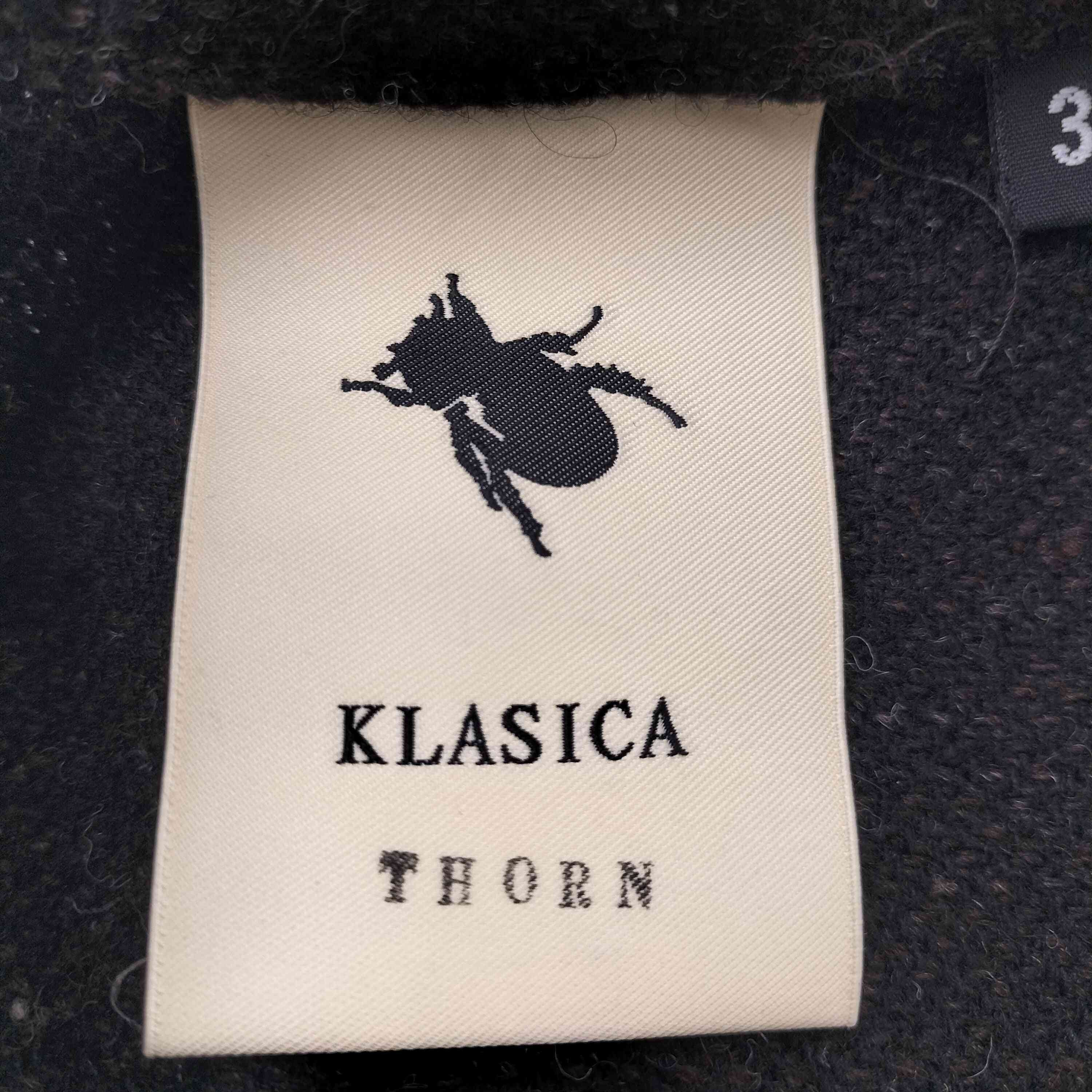 クラシカ KLASICA thorn ドネガルツイード ロングベスト メンズ JPN：3 