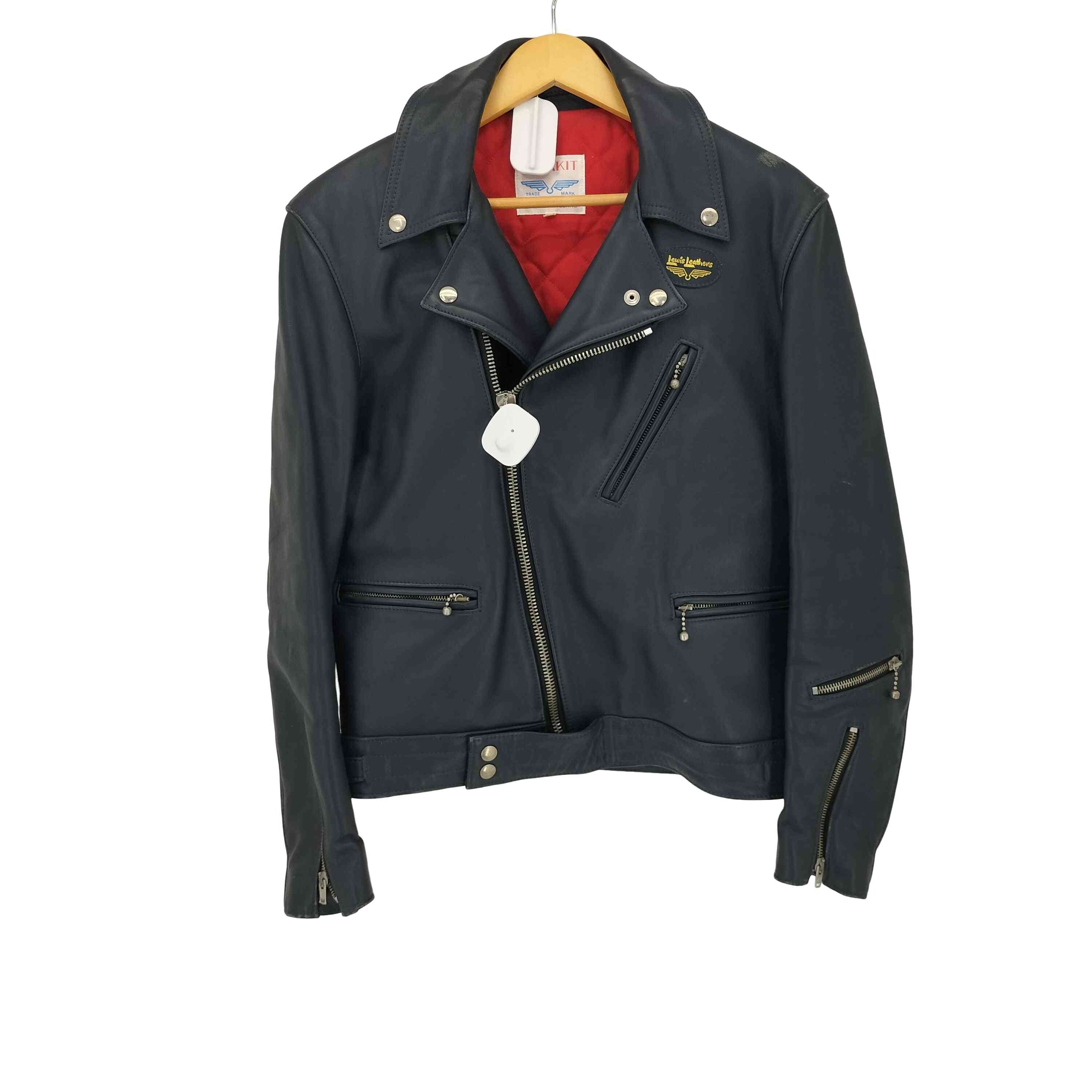 Lewis Leathers AVIAKIT シルクスカーフ（ブラック） AVIAKIT Textured