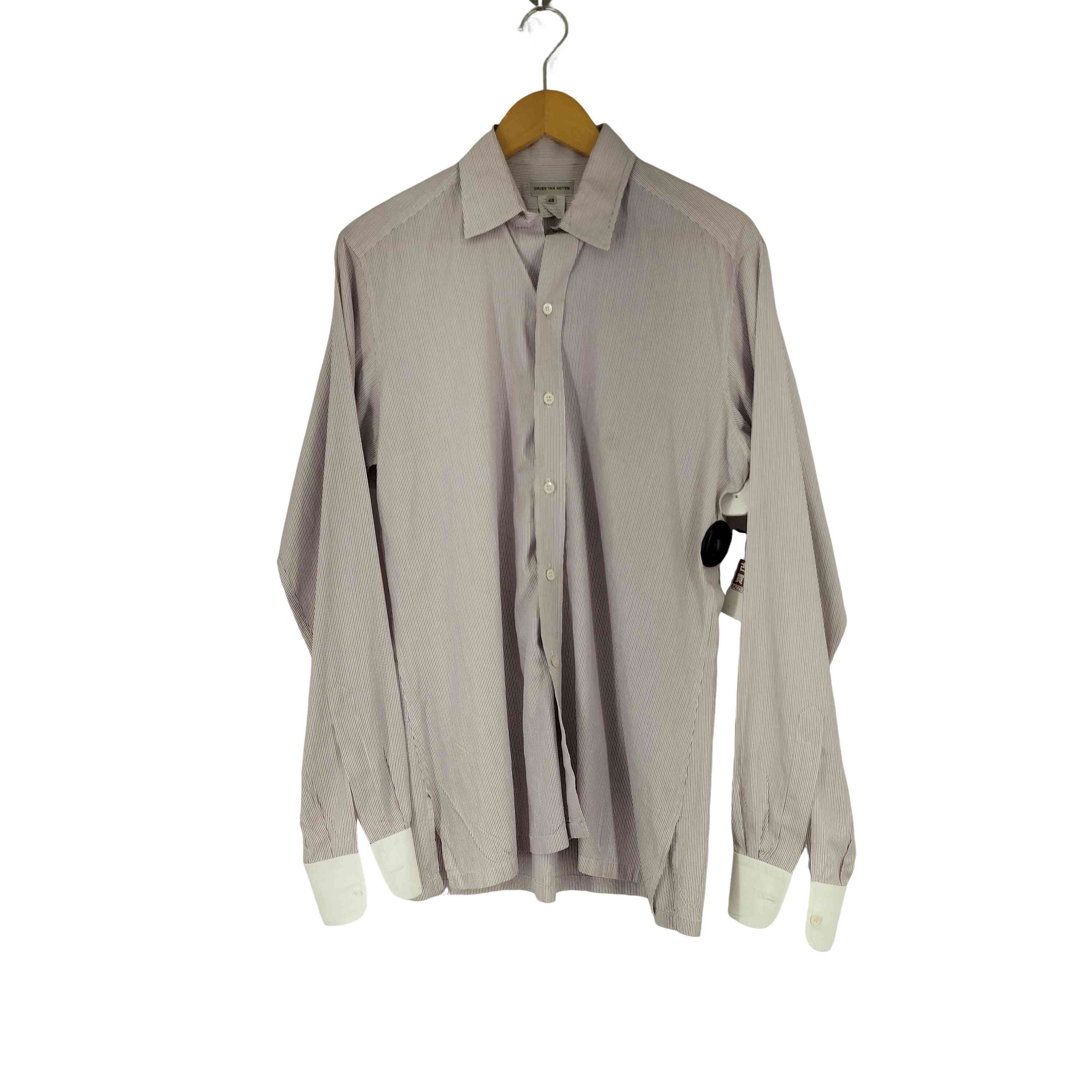 dries van noten ドリスヴァンノッテン ストライプ シャツ 46 a0d9269bc79094a6ecfee58071102c