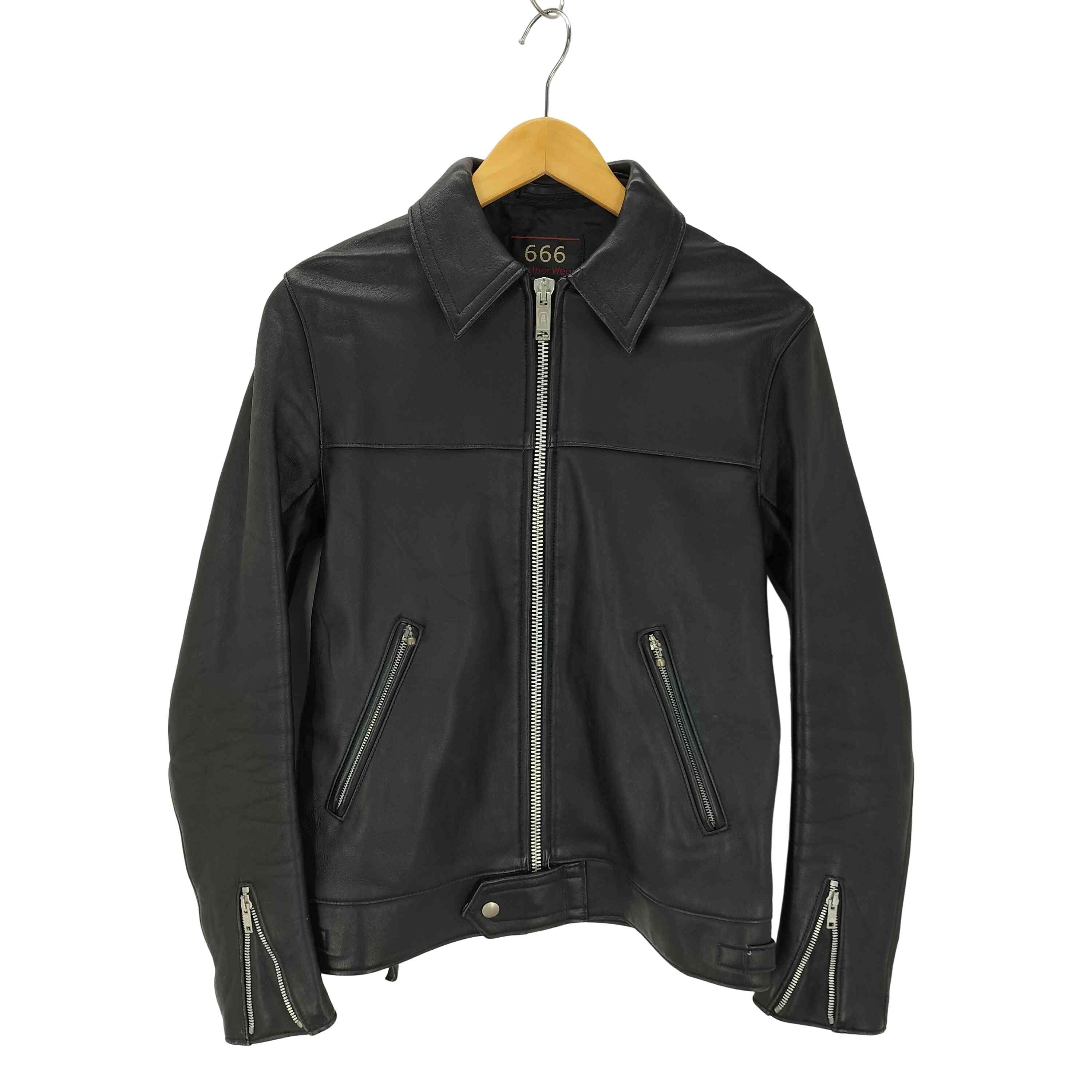 トリプルシックスレザーウェア 666 Leather Wear 英国製 本革 ダブル 
