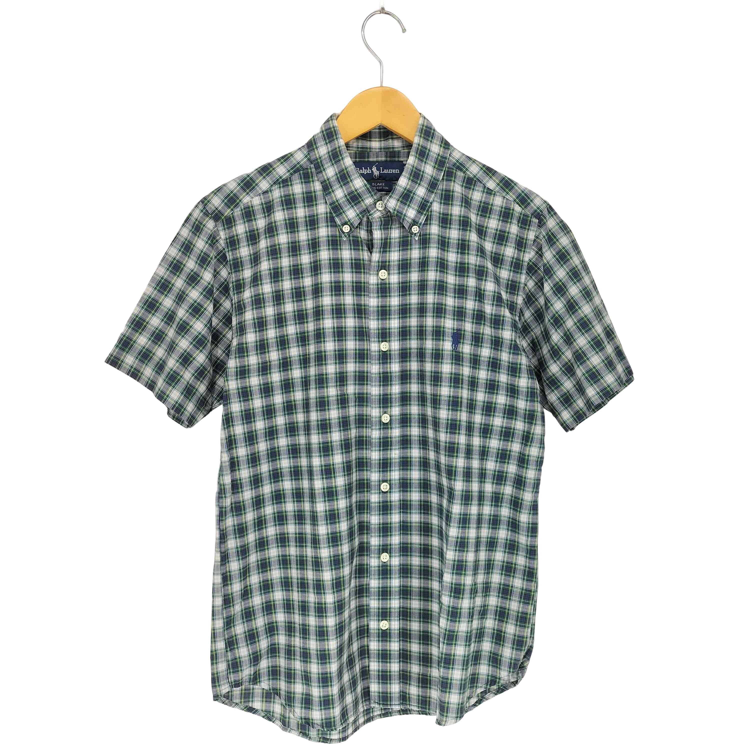 ラルフローレン RALPH LAUREN BLAKE 半袖チェックシャツ メンズ
