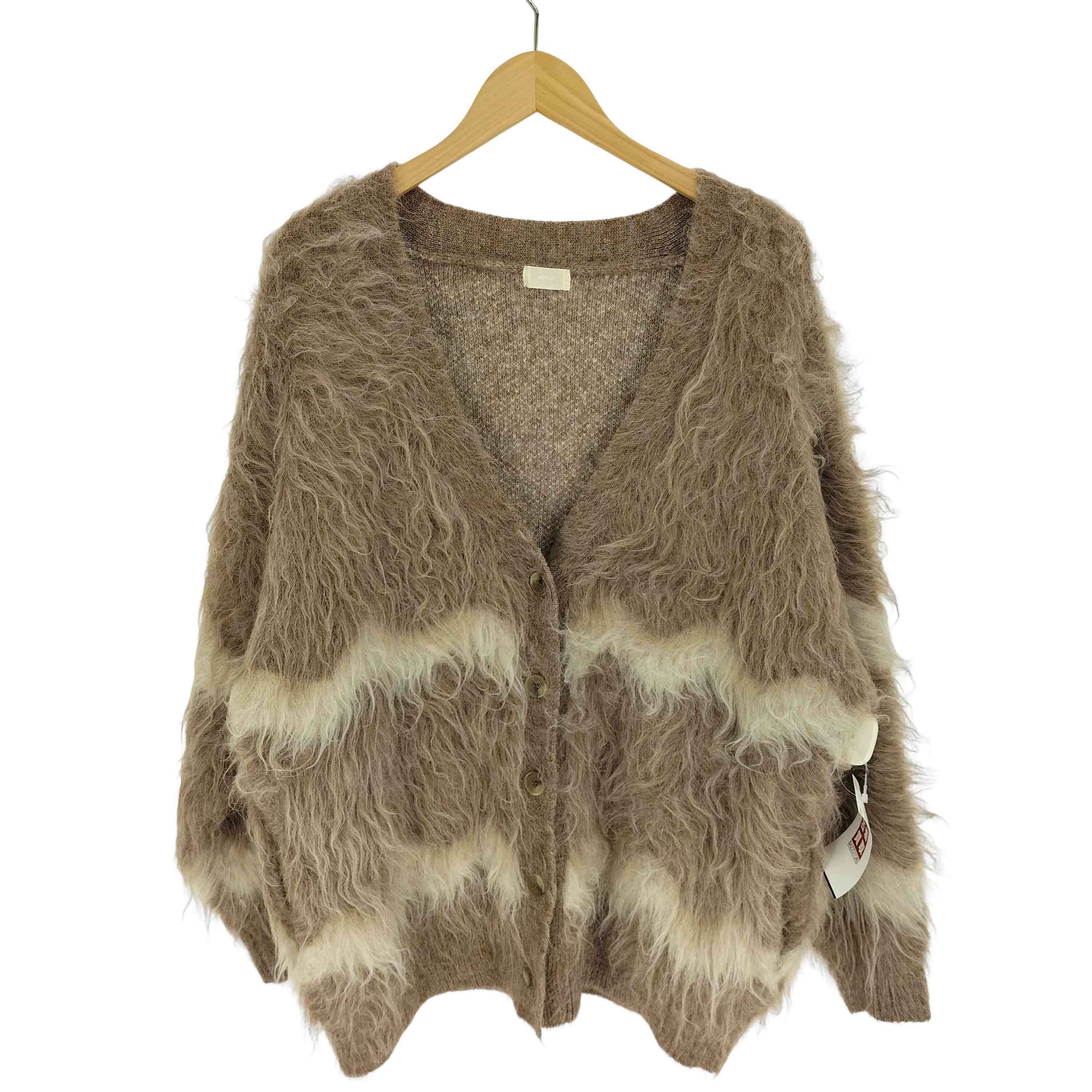 ollun オルン naminami shaggy knit cardigan ナミナミ シャギー 