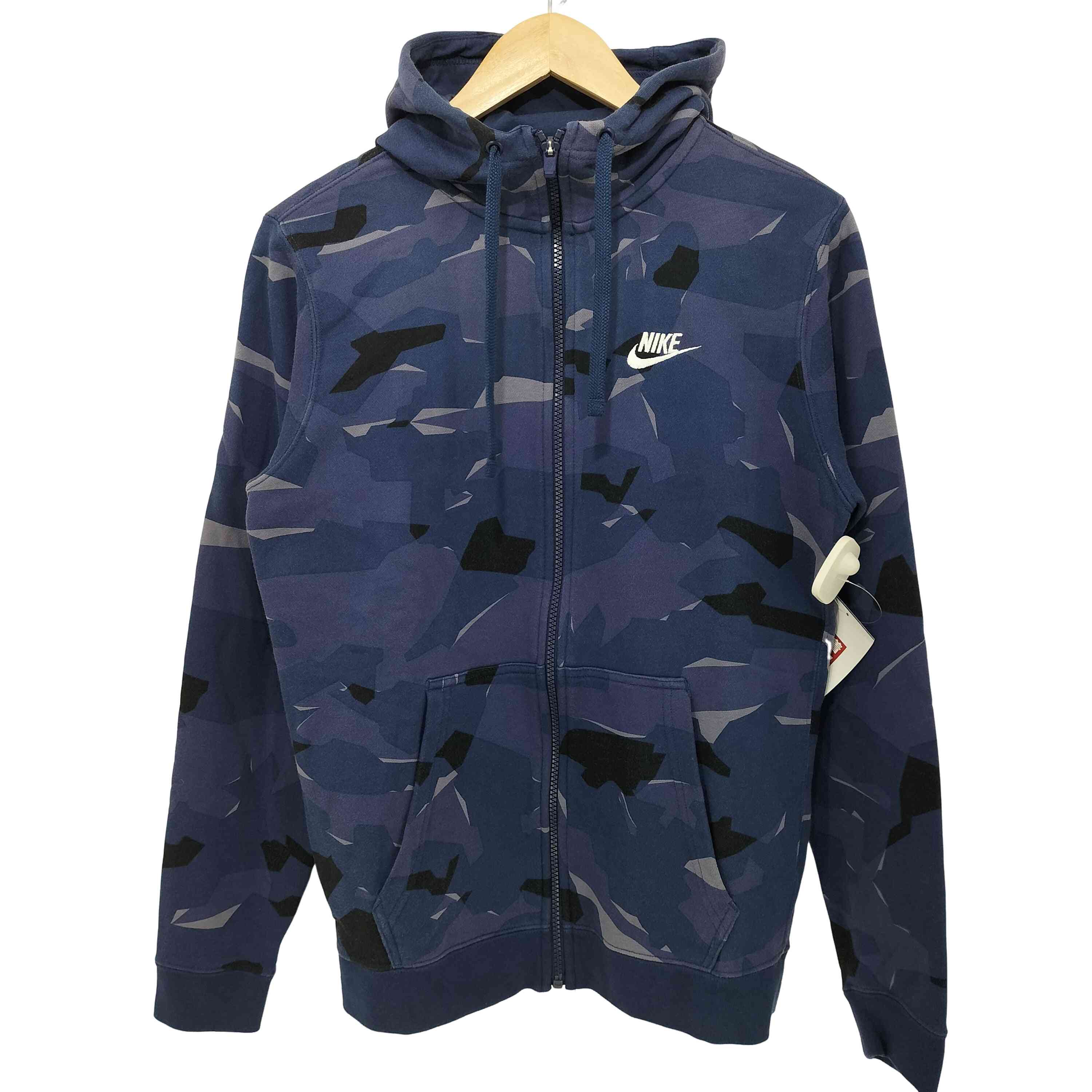 送料無料 通販  クラブ フレンチテリー NIKE ナイキ CAMO フーディ フルジップ ナイキ