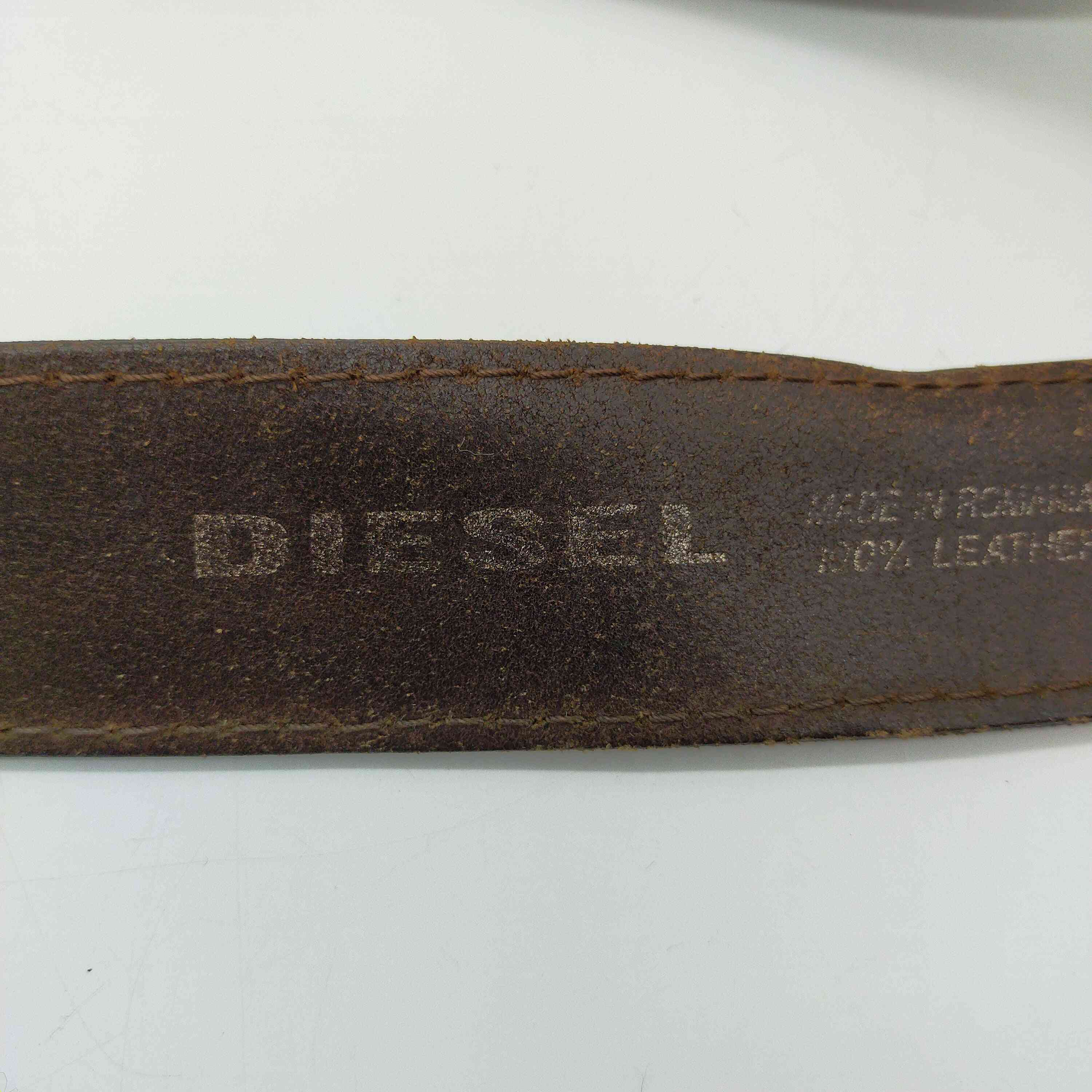 DIESEL ブラックベルト CM 85 DIESEL ディーゼル ベルト BIBOTTON CINTURA ブラック ブラウン