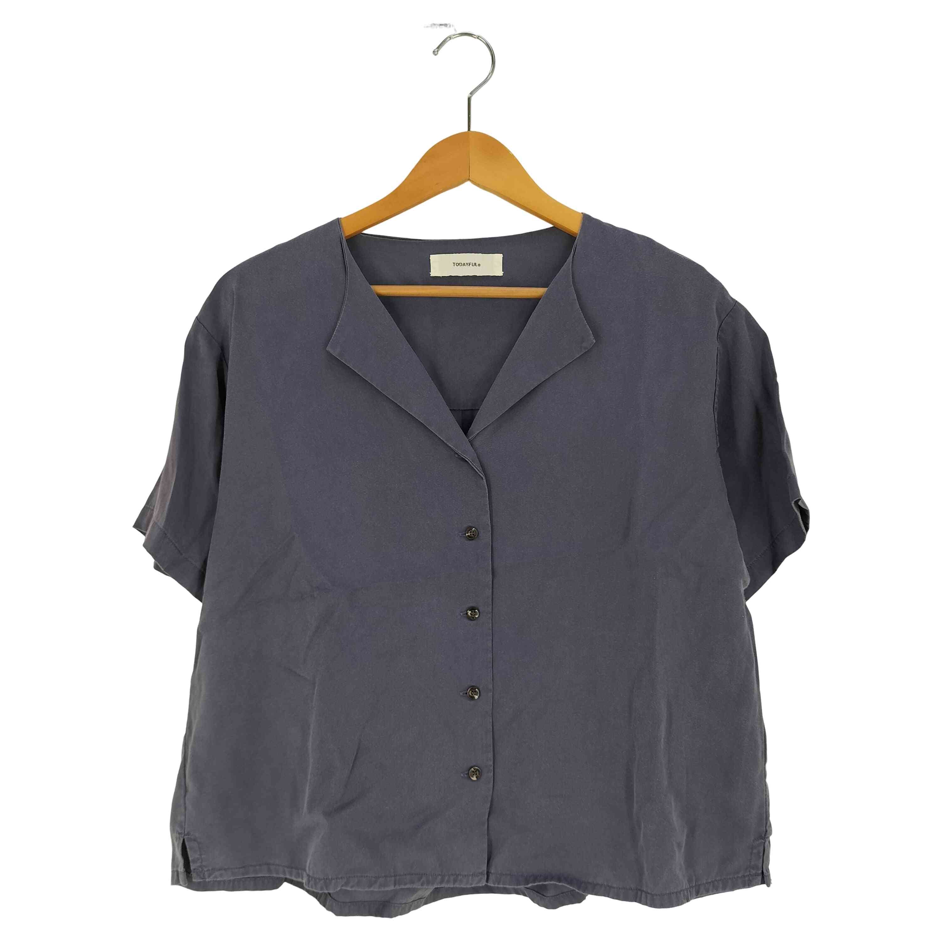 本当に信頼出来る店 Collarless TODAYFUL トゥデイフル Rough カラーレスラフ Shirts シャツ/ブラウス(半袖/袖なし)