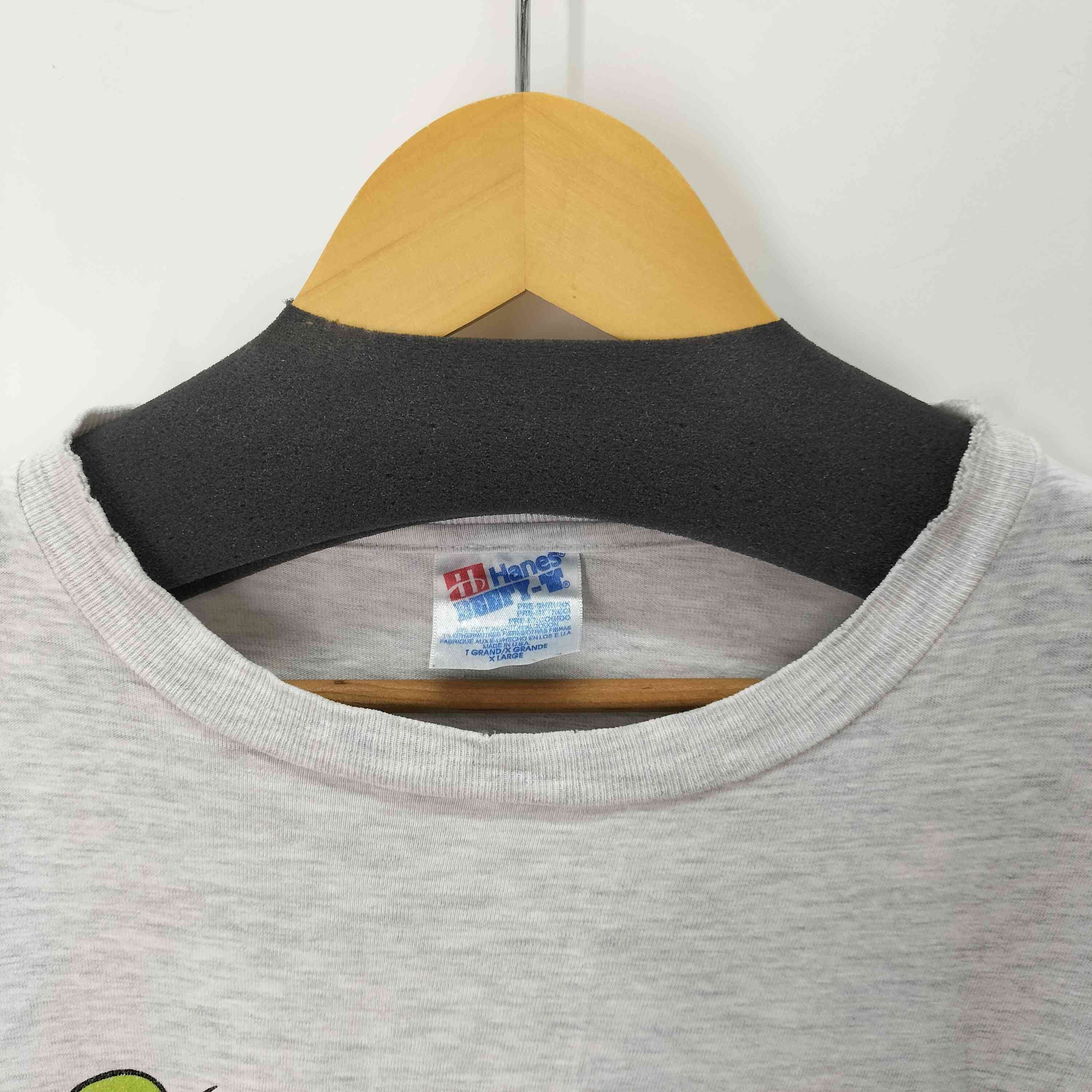 ヘインズ Hanes 90S USA製 S/S キャラクターデザインクルー ヘインズ Hanes 90S USA製 S/S キャラクターデザインクルー