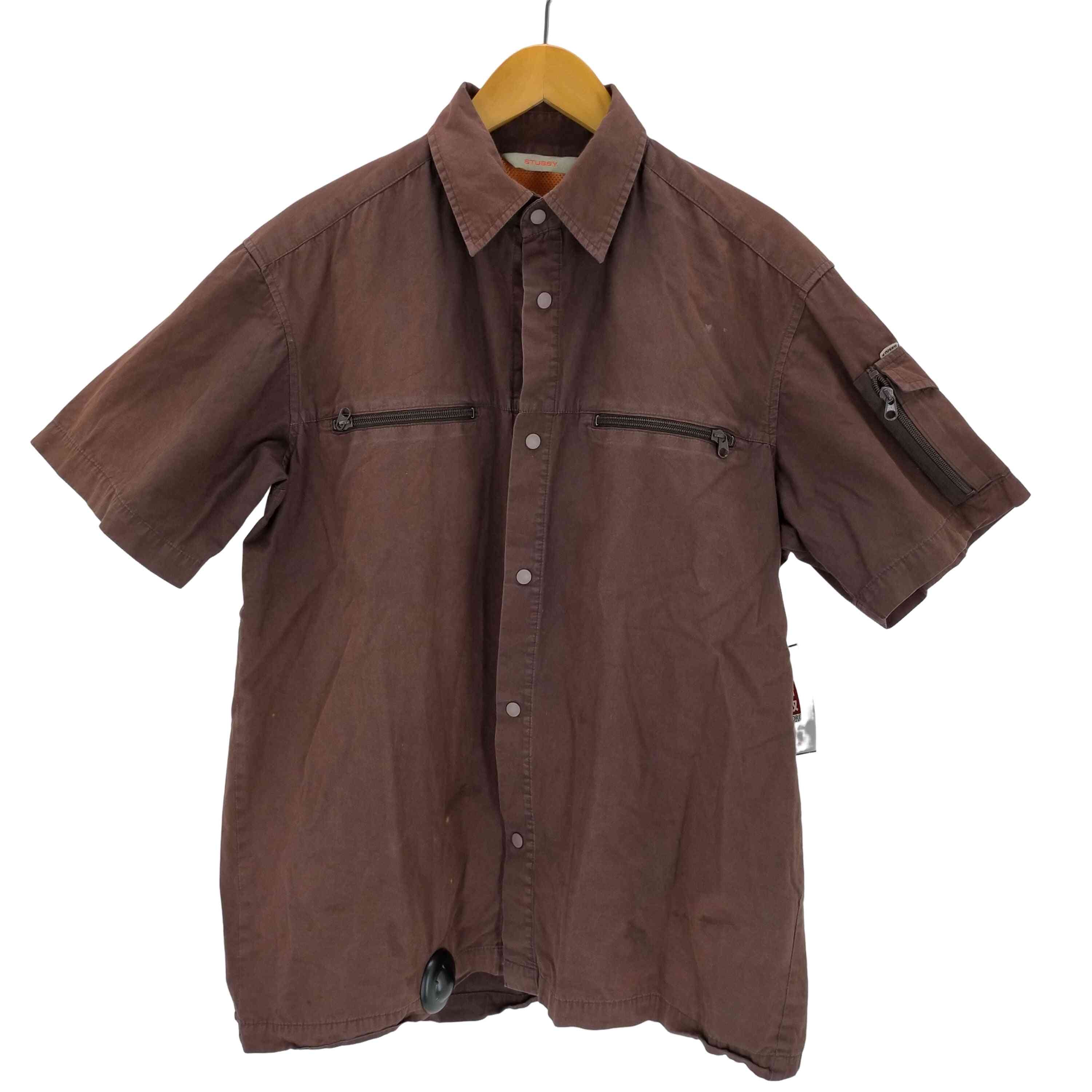 ステューシー Stussy OLD USA製 スナップボタンシャツ メンズ JPN：M 