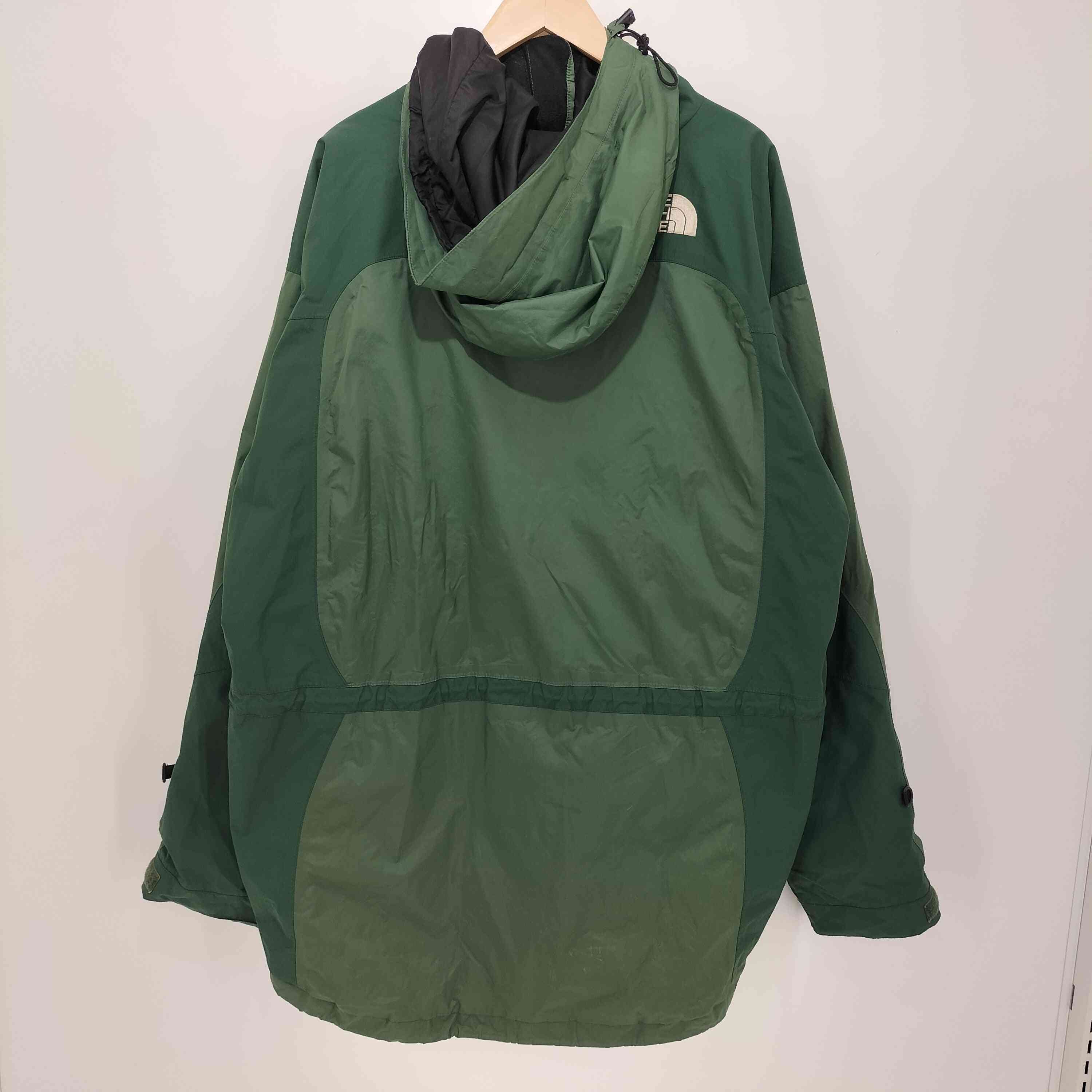 The North Face ノースフェイス Mens Polartec harf Zip Jacket LL 古着 深緑 ザ・ノース・フェイス THE NORTH FACE M FLEESKI Y2K FZ JACKET