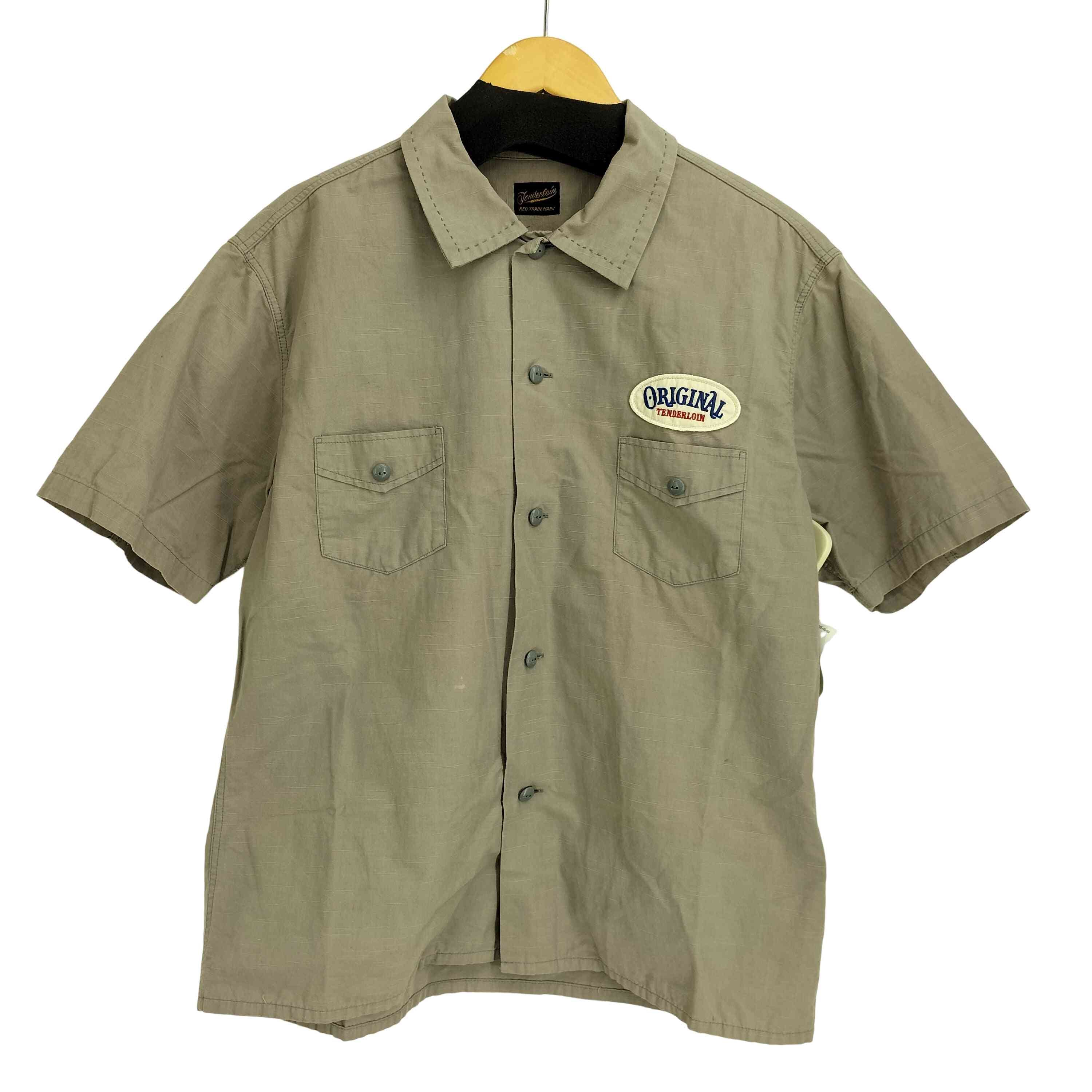 テンダーロイン シャツ 半袖 ワーク ワッペン TENDERLOIN TENDERLOIN