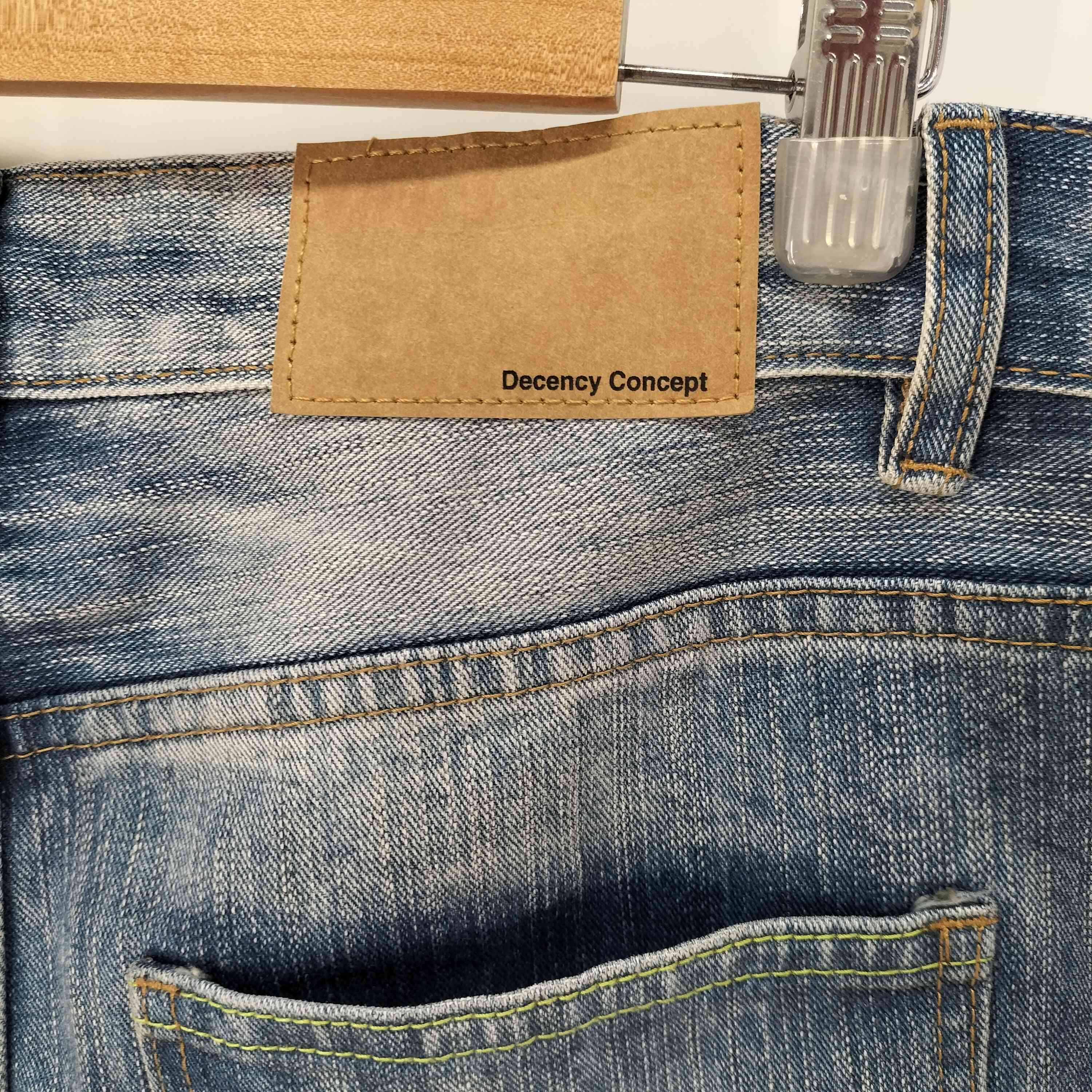 decency concept ダメージ加工ワイドデニムパンツ メンズ JPN：L 
