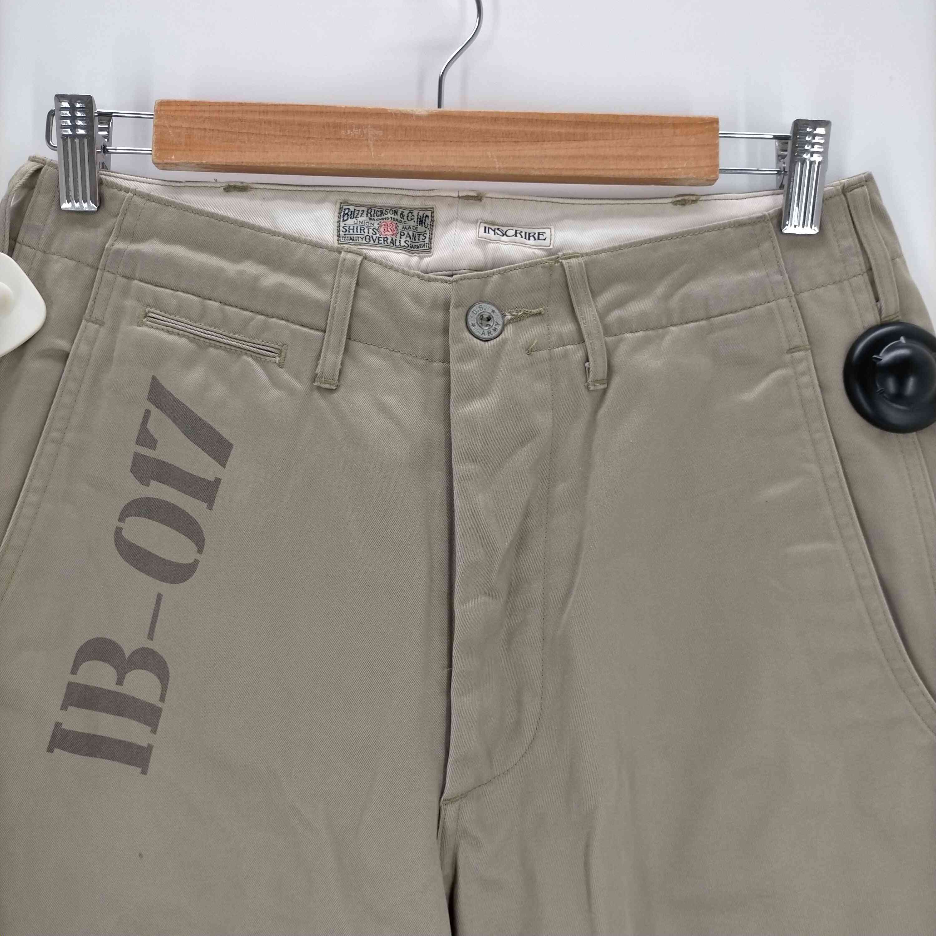 アンスクリア INSCRIRE 別注 ステンシルチノパン メンズ JPN：S