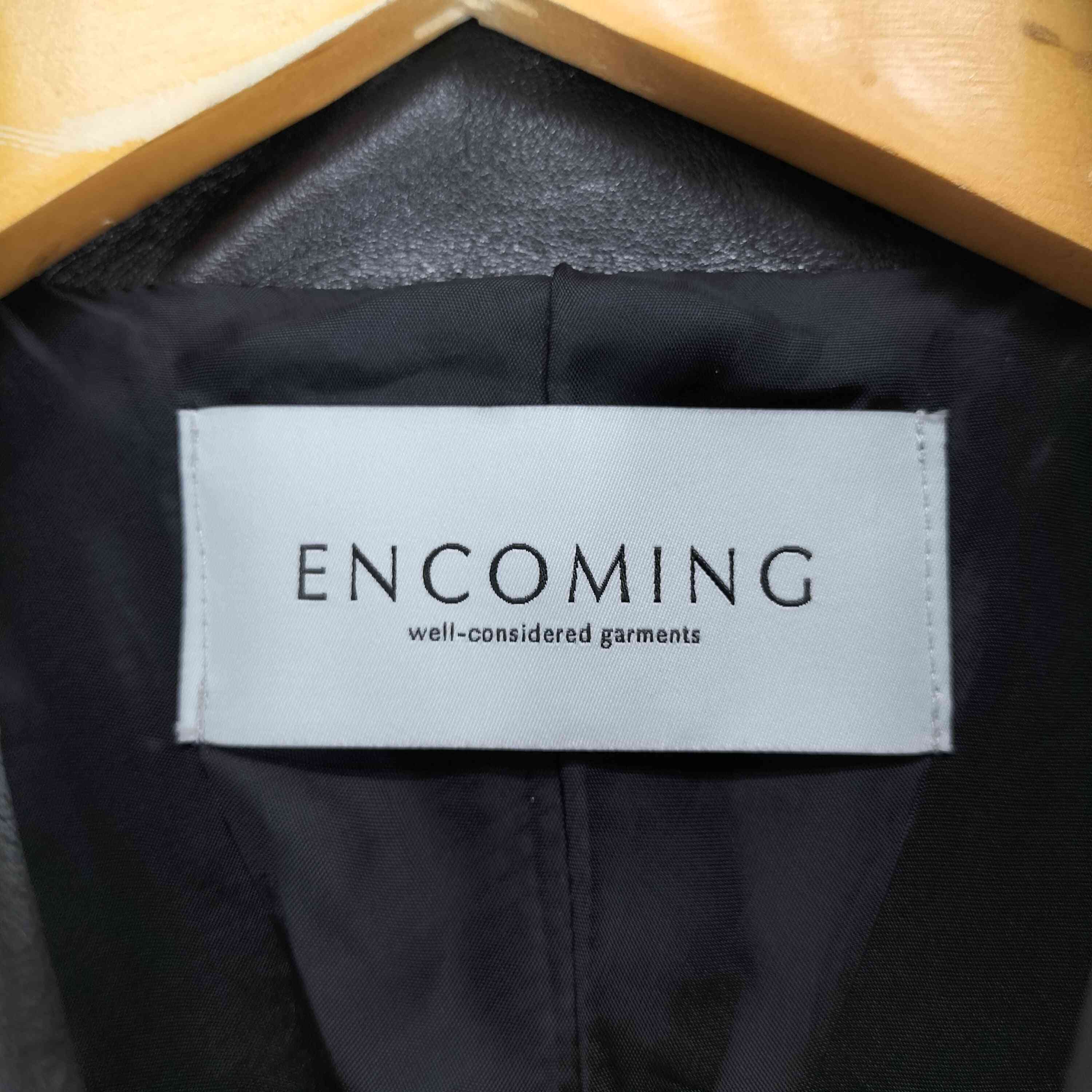 ENCOMING 24AW BACK PLEATED BLOUSON