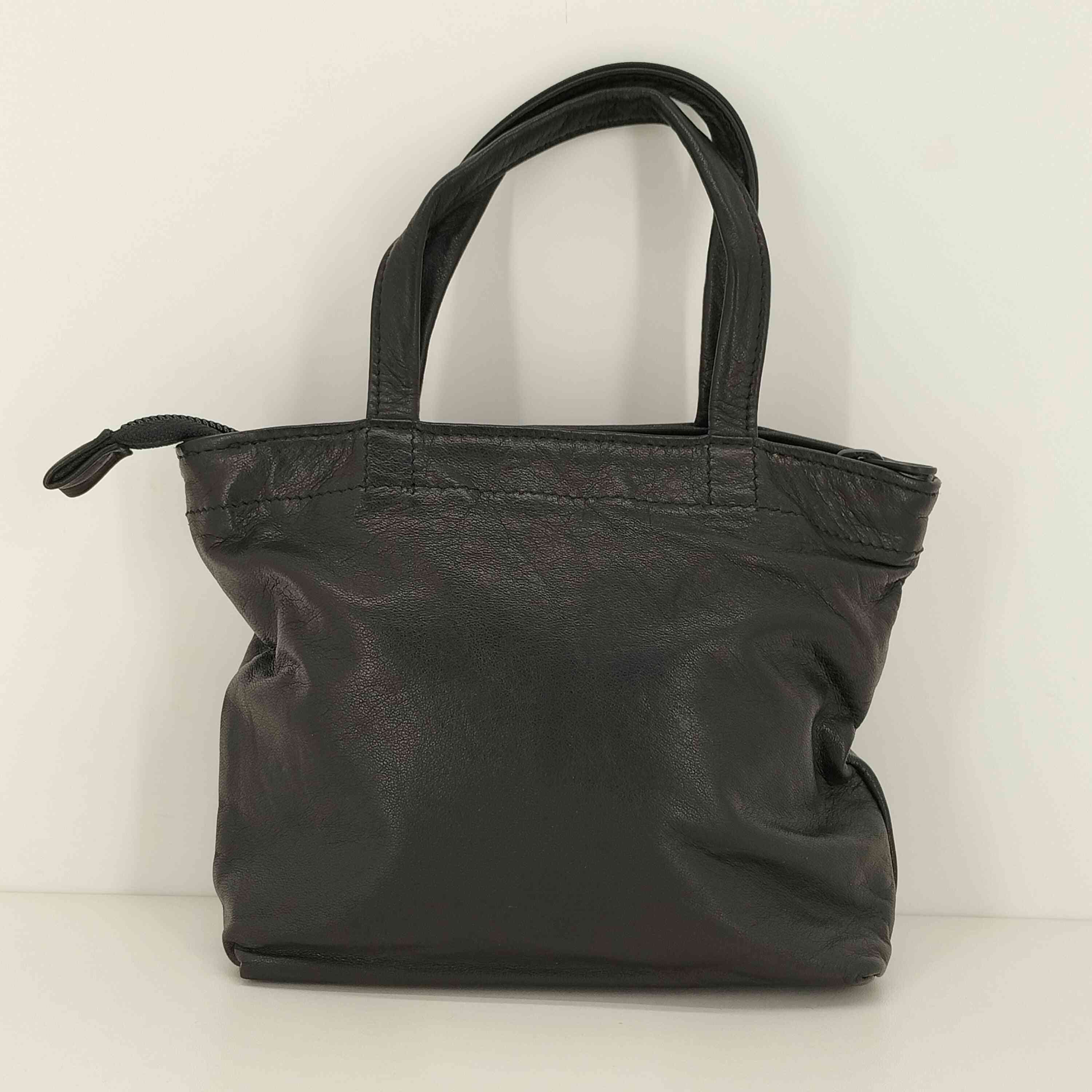 Yohji Yamamoto ヨウジヤマモト ノベルティ レザー ミニトート Yohji Yamamoto - Yohji yamamoto ノベルティ レザー ミニトート