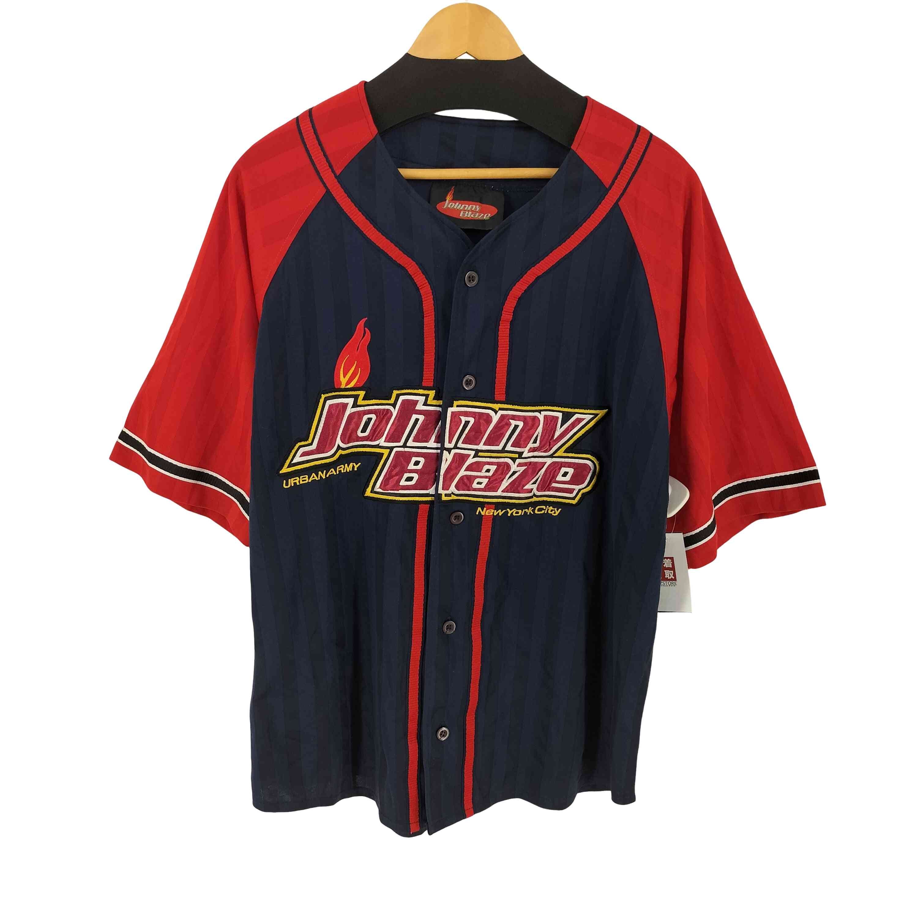ジョニーブレイズ 90s 00s ベースボールシャツ johnny blaze