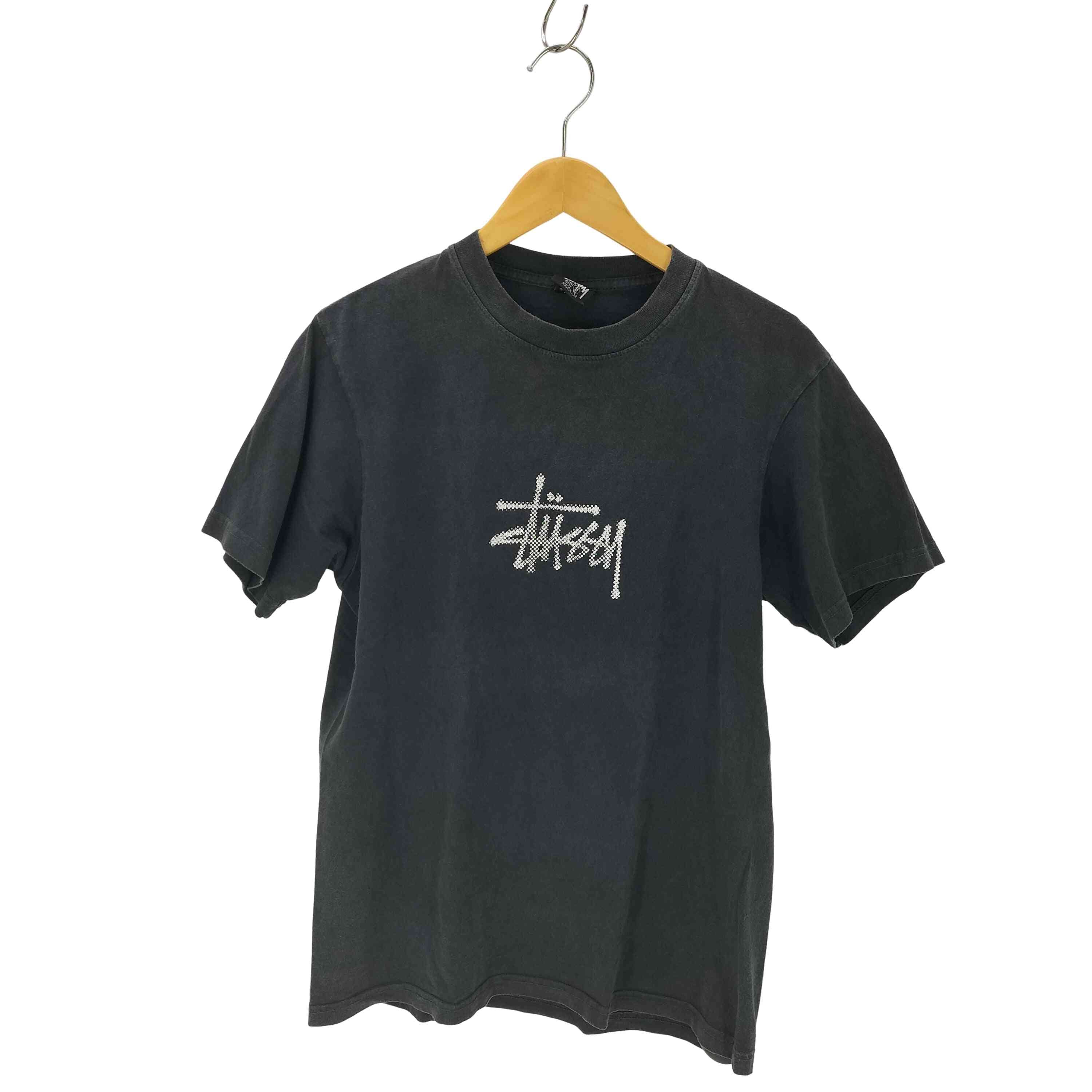 ●90s OLD STUSSY ステューシー 紺タグ ロゴ刺繍 ジップブルゾン STUSSY 1990s SK8 紺タグ S/S TEE L OLD STUSSY made