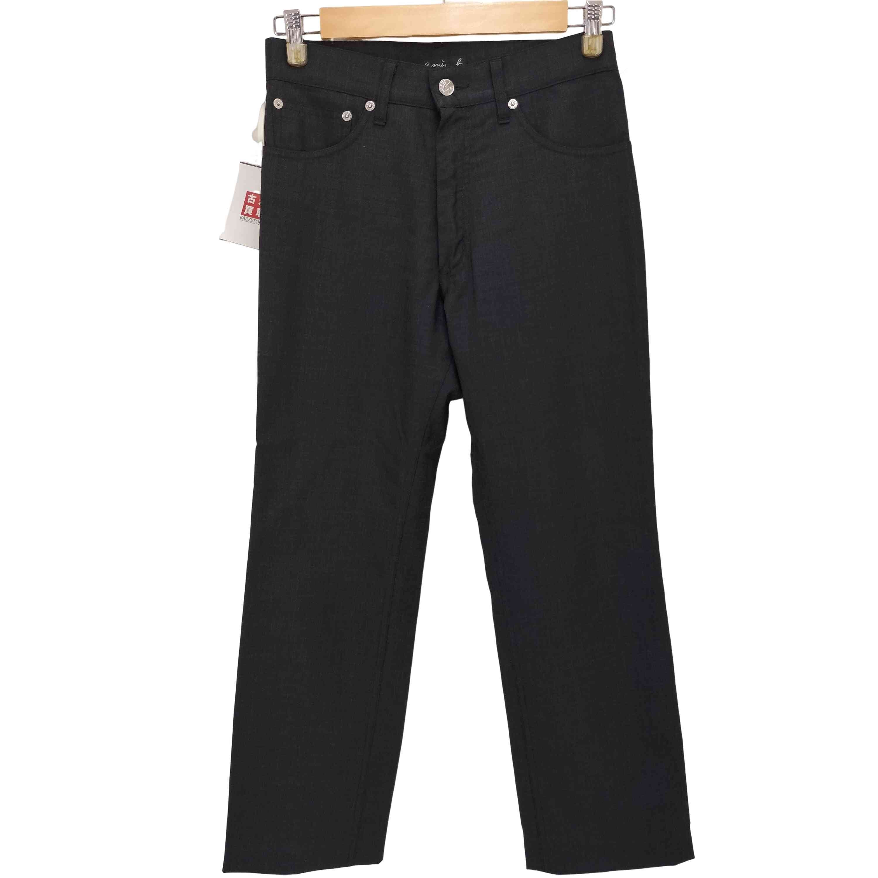 S*y様 90s agnès b. HOMME ウールスラックス フランス製 アニエスベーオム Agnes b.homme 90-00S フランス製 ウール ストレート