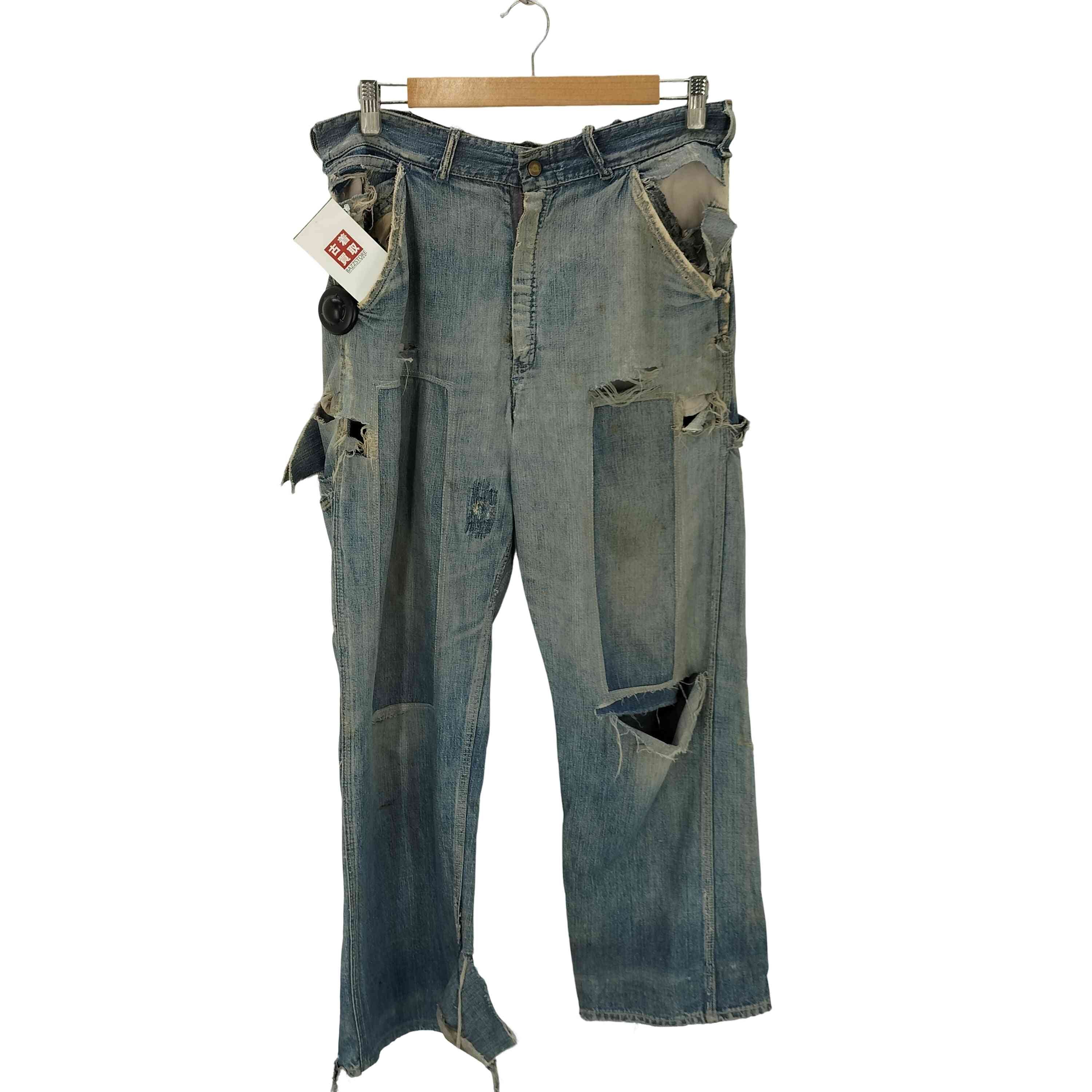 ヘラクレス HERCULES 40S-50S waldes ZIP ダブルニー ペインターデニム