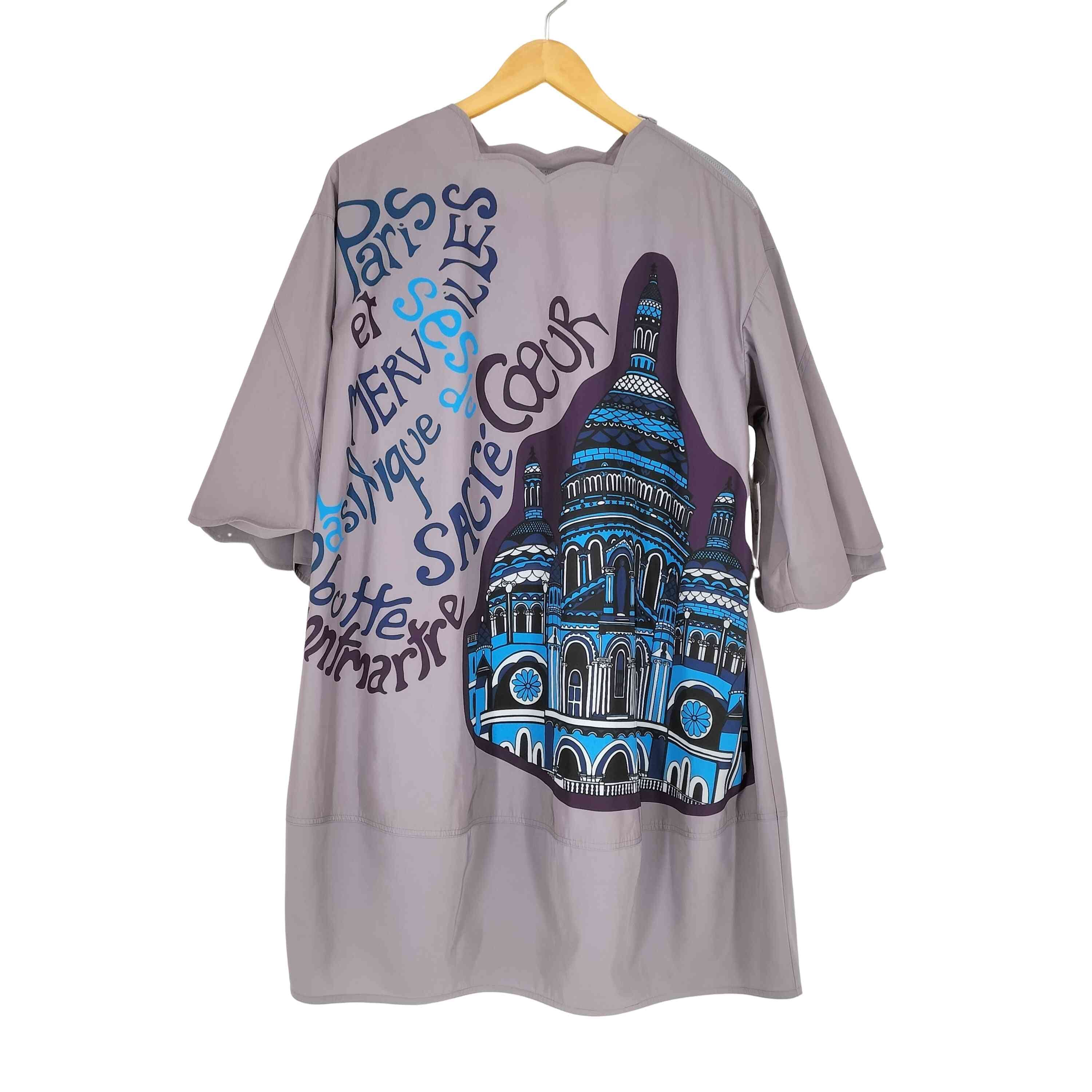 TOKUKO1erVOL(トクコプルミエ ヴォル)プリントチュニック トクコプルミエヴォル TOKUKO 1er VOL サクレ・クール寺院 エッフェル