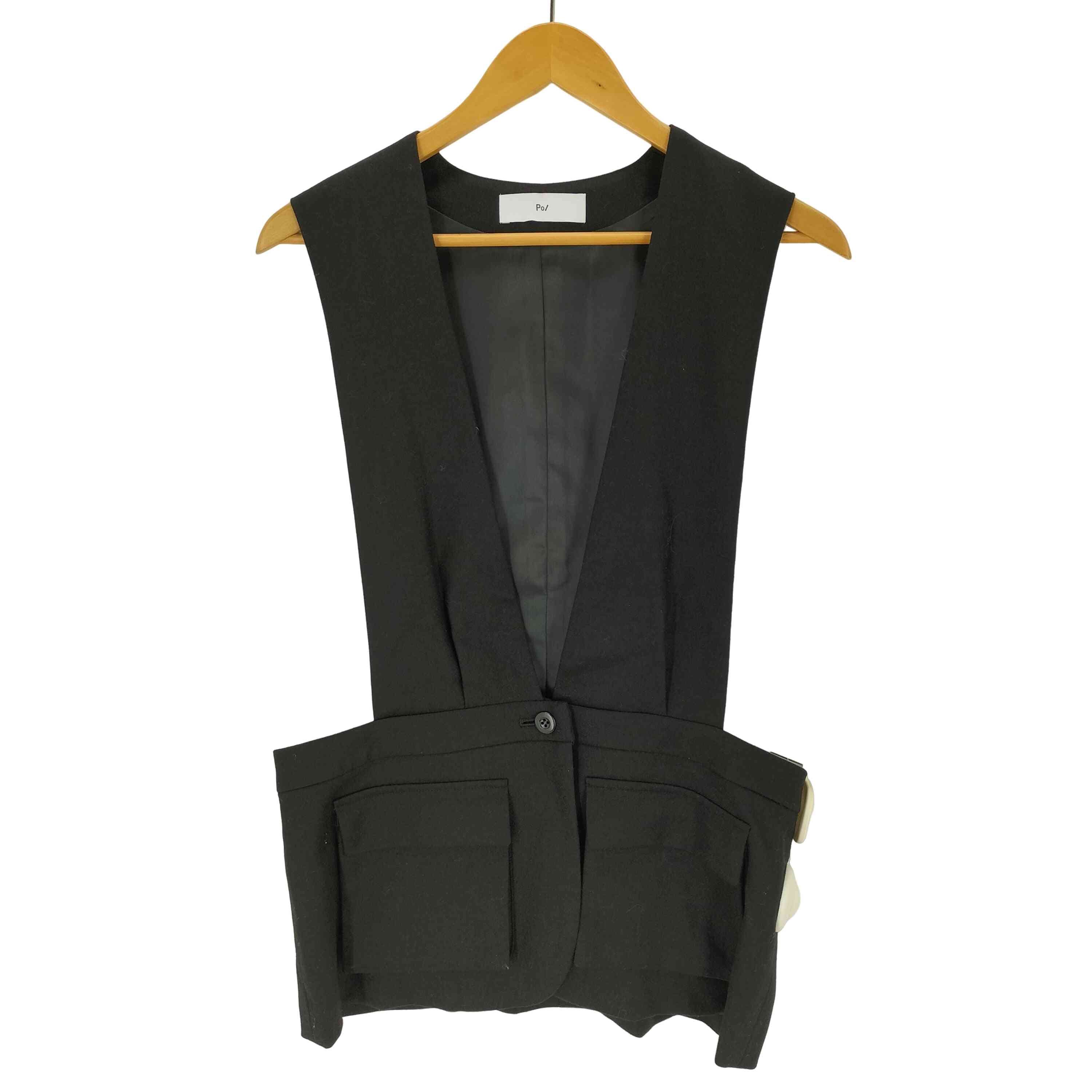 USED古着(ユーズドフルギ) POI 23AW Wool pocket vest レディース FREE  中古 古着 0252 POI 23AW Wool pocket vest レディース FREE – ブランド古着買取