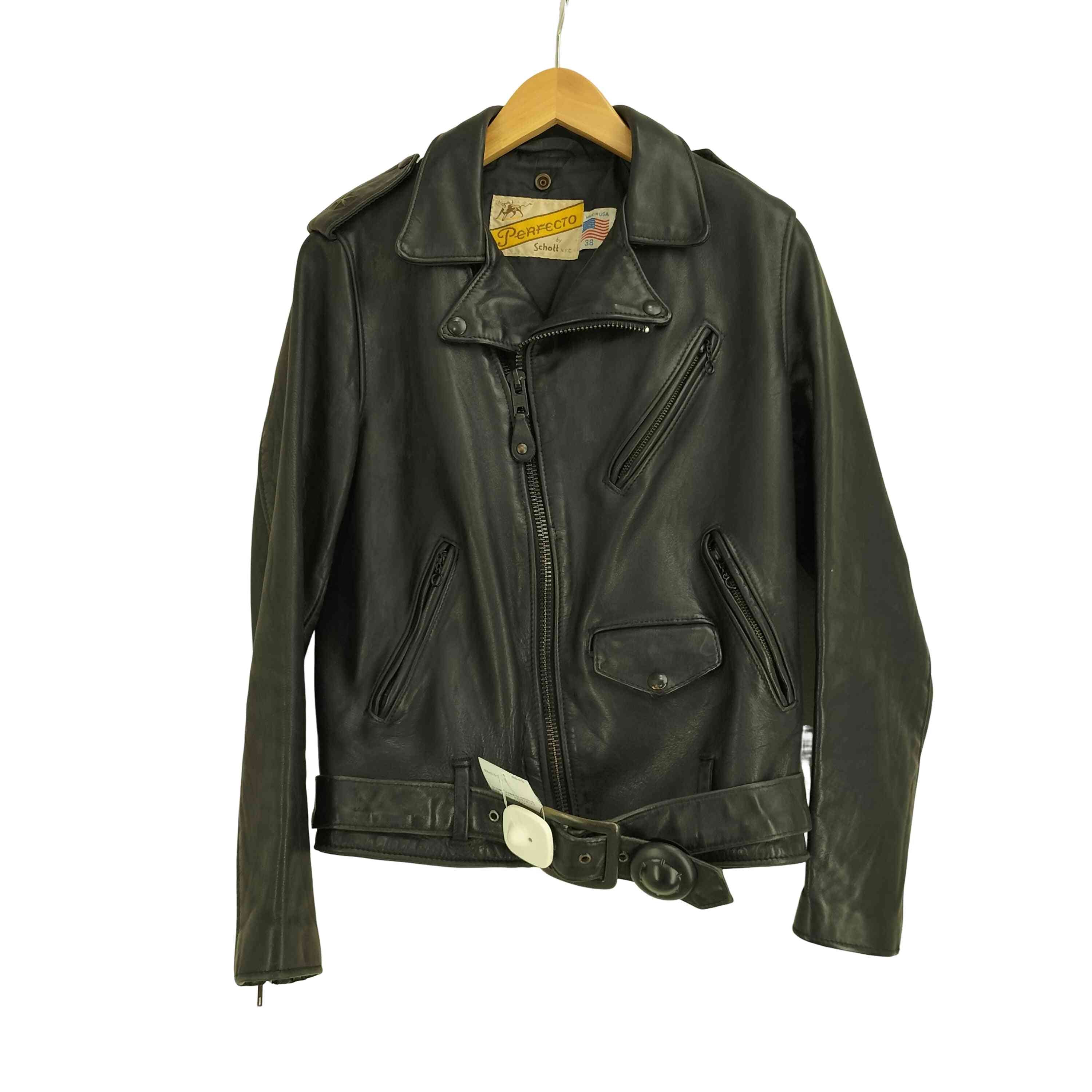 ショット Schott 70s USA製 牛タグ後期 613 PERFECTO ONE STAR