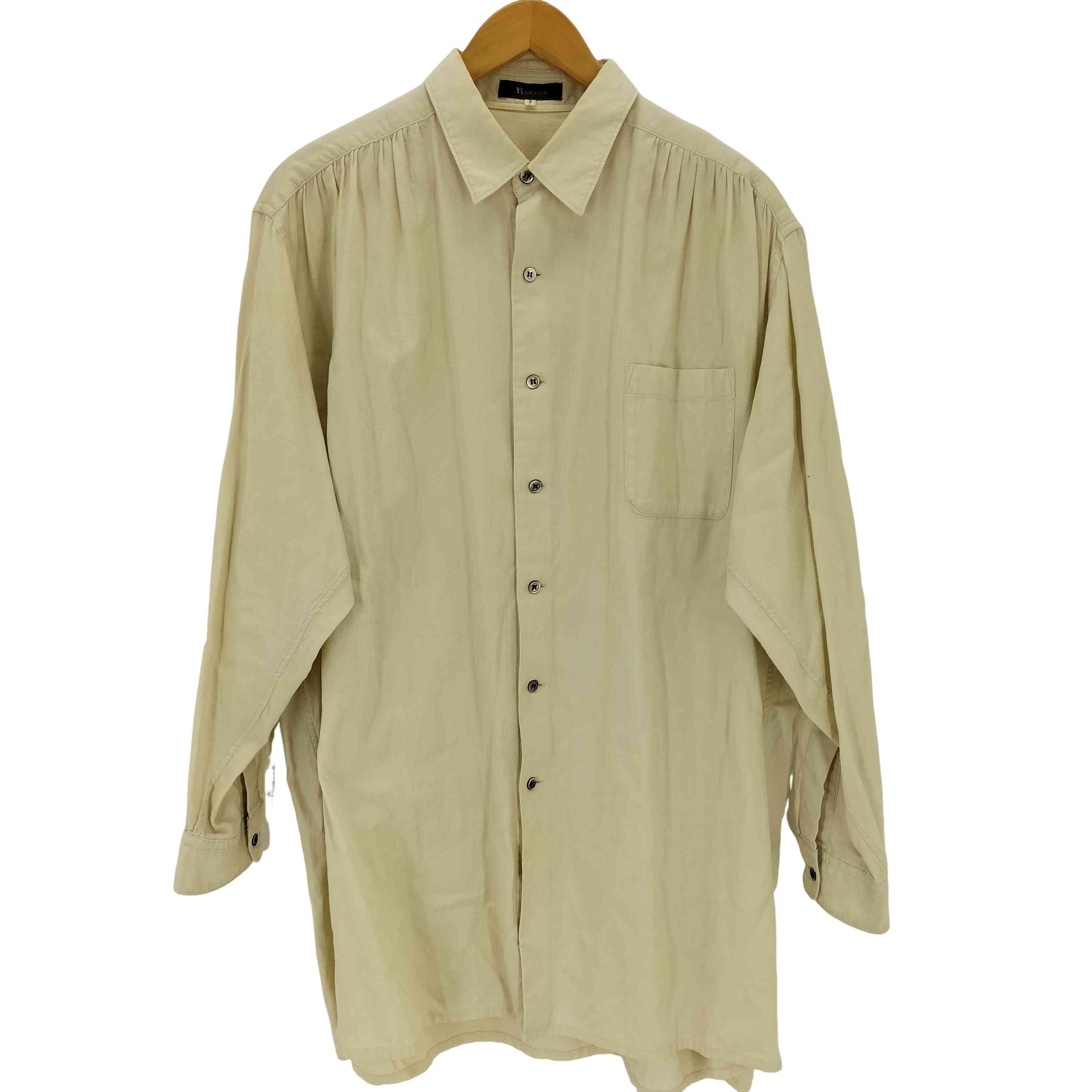 ワイズフォーメン Ys for men 90s ギャザーボックスシャツ