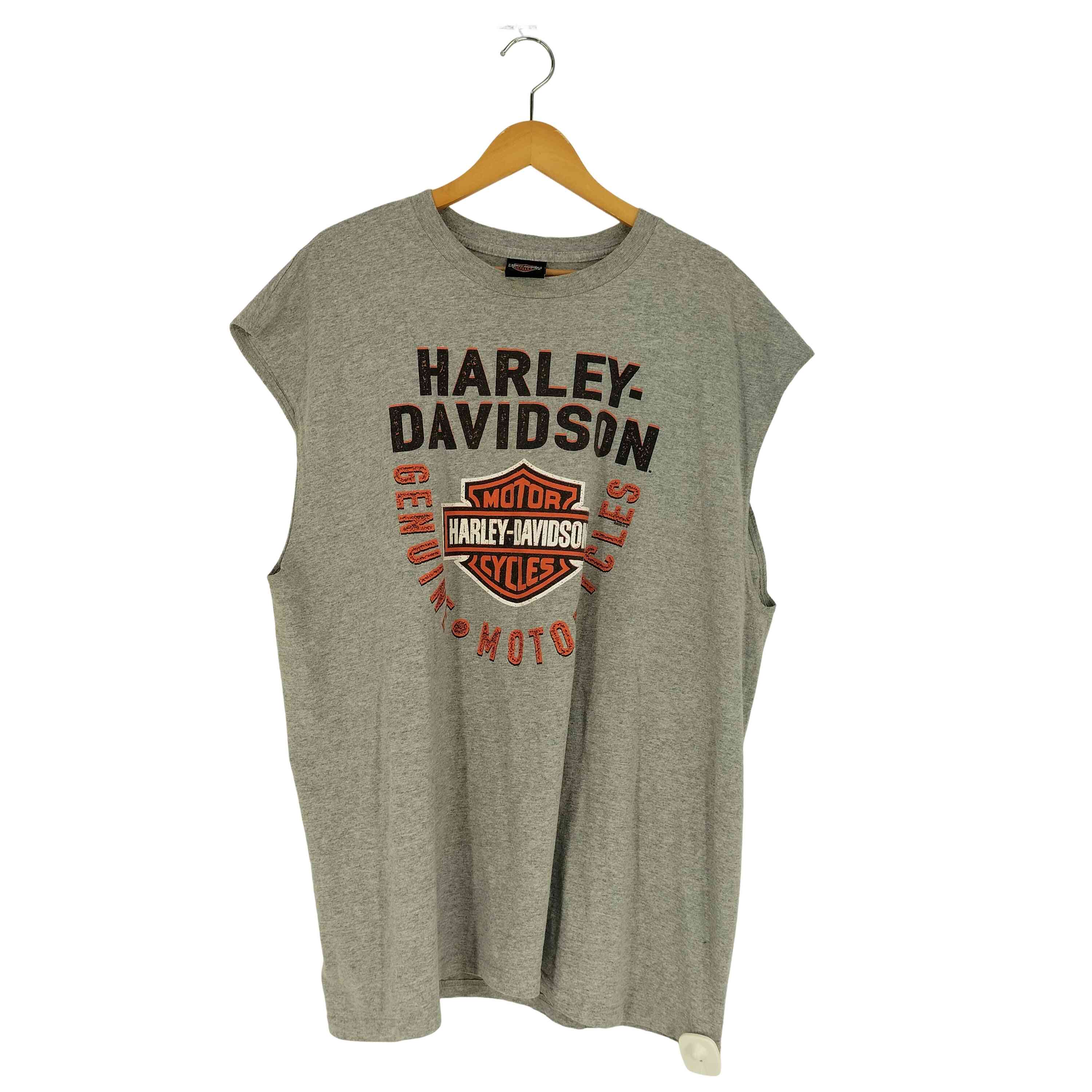 ハーレー　ダビッドソン　Tシャツ　ノースリーブ　両面プリント　XL 00年代 Harley-Davidson ハーレーダビッドソン 両面プリント