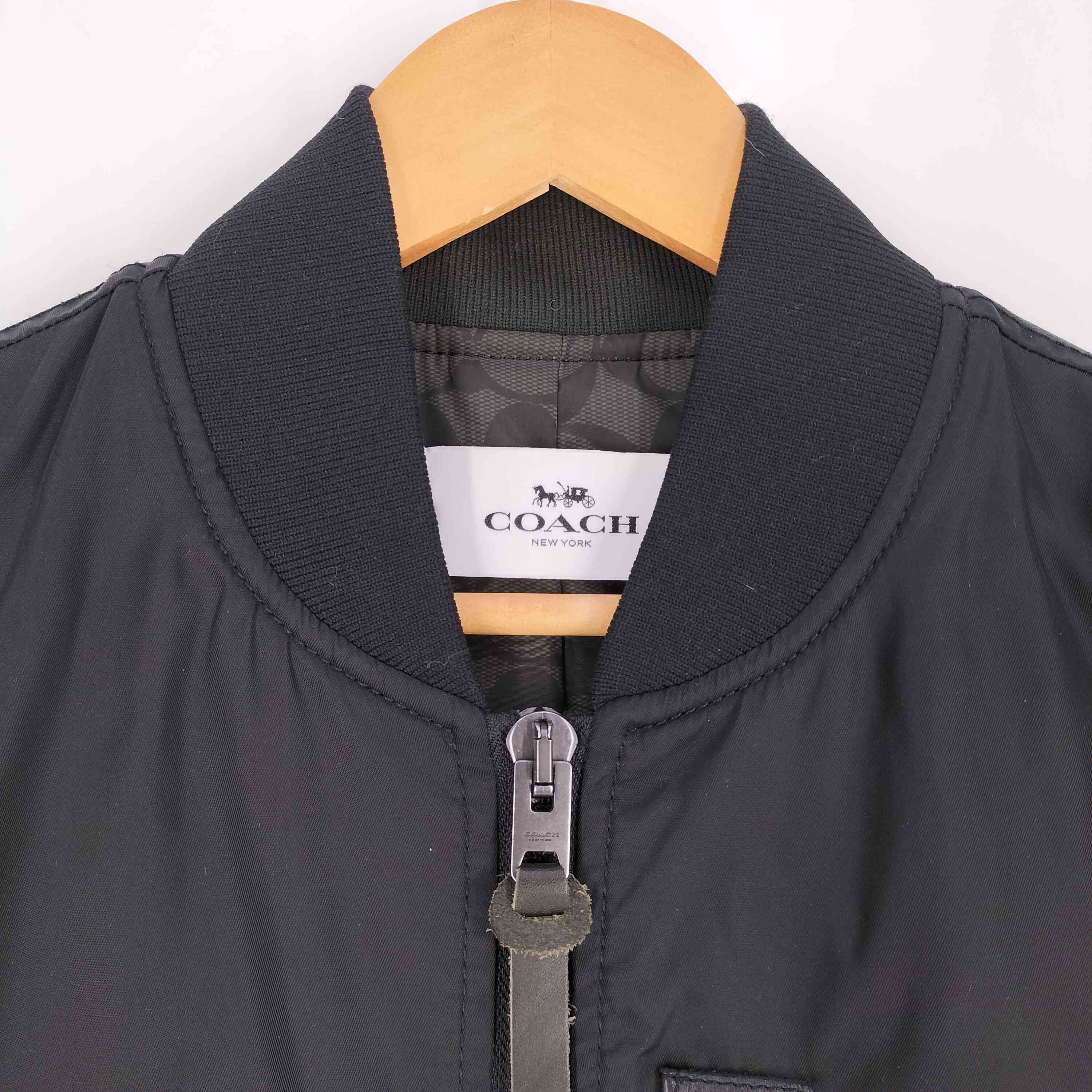 COACH フライトジャケットMA-1美品 コーチ COACH 裏地シグネチャー ナイロン フライトジャケット MA
